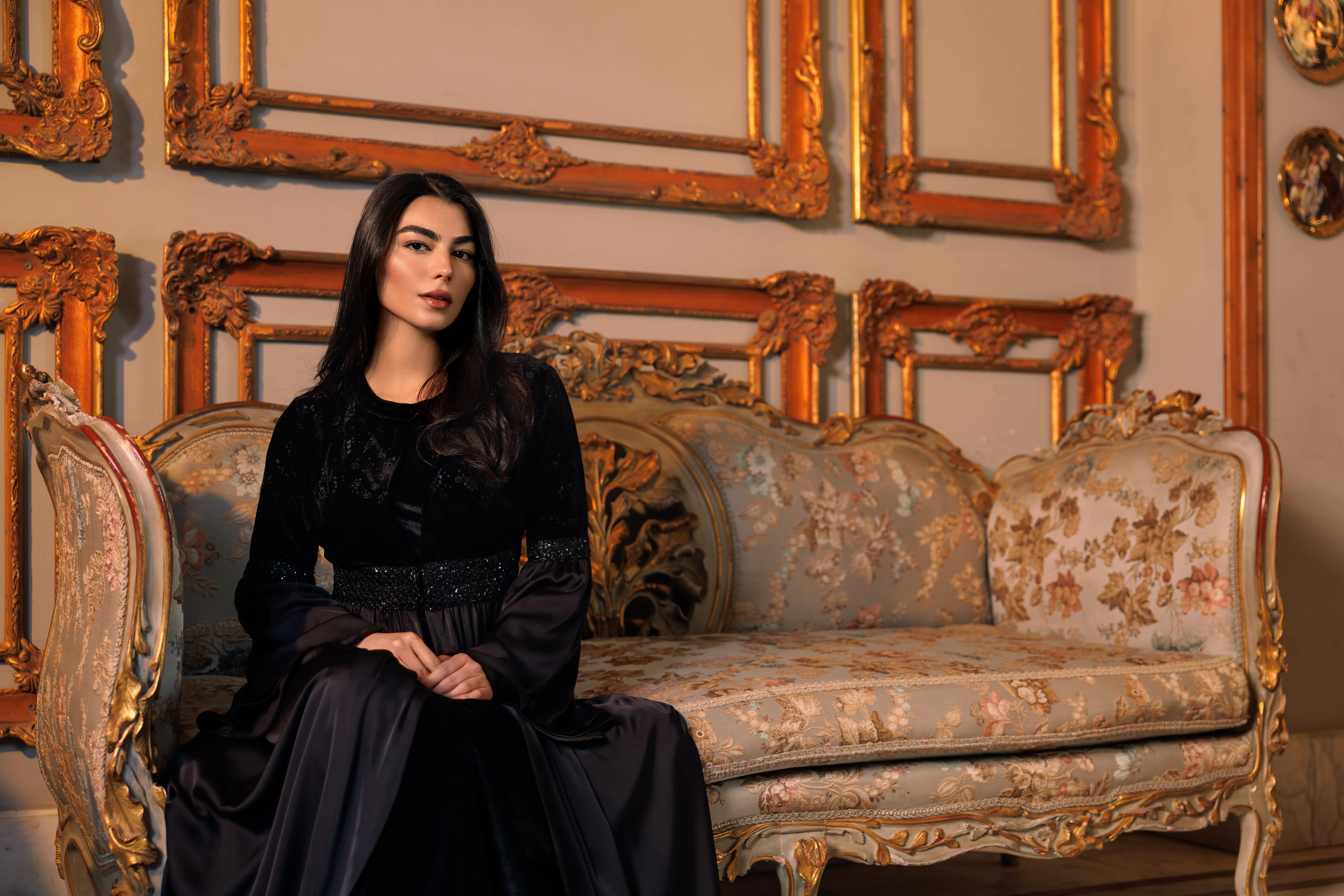 Adyra Kaftan | Black - Image 10
