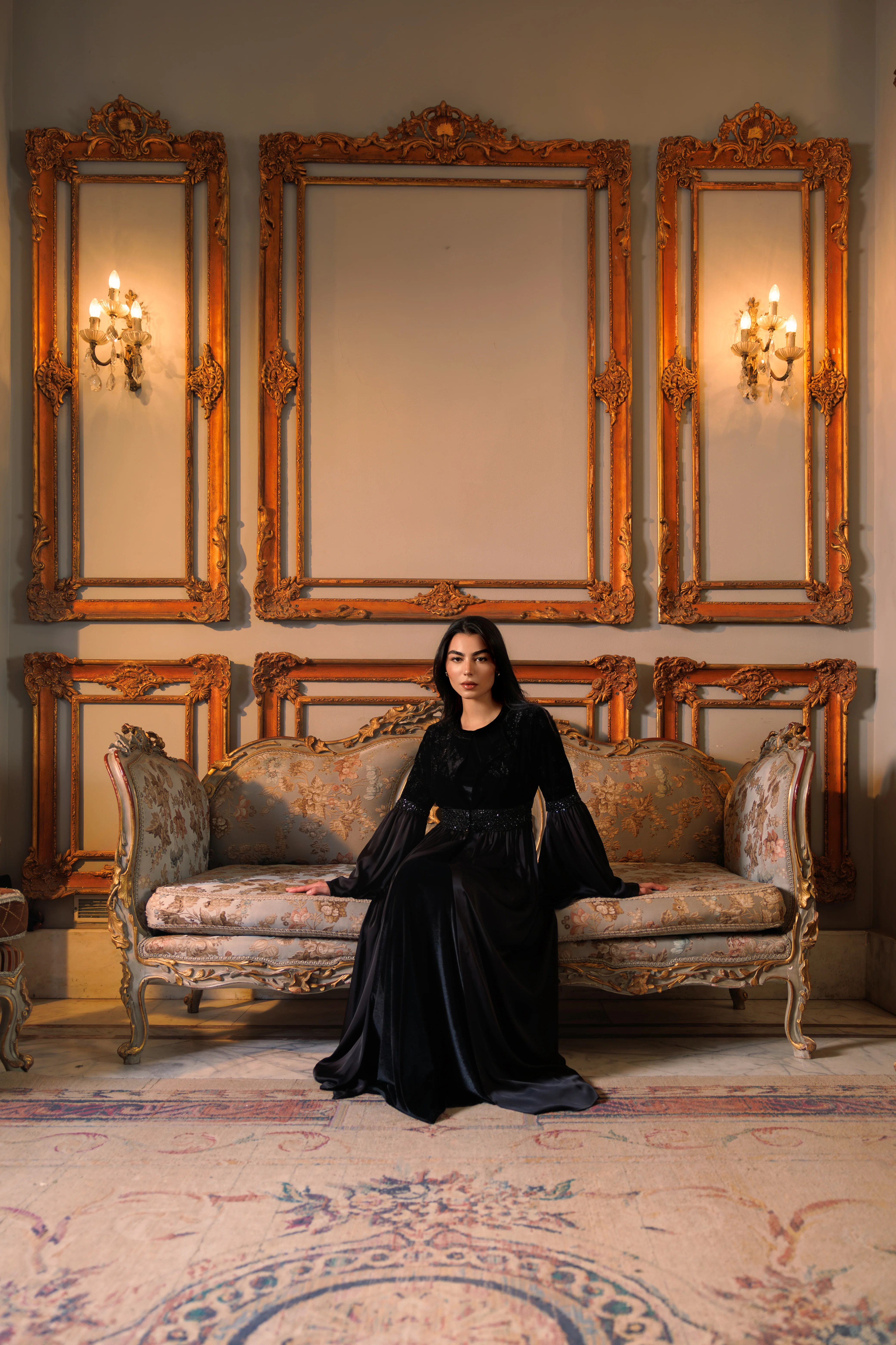 Adyra Kaftan | Black - Image 6