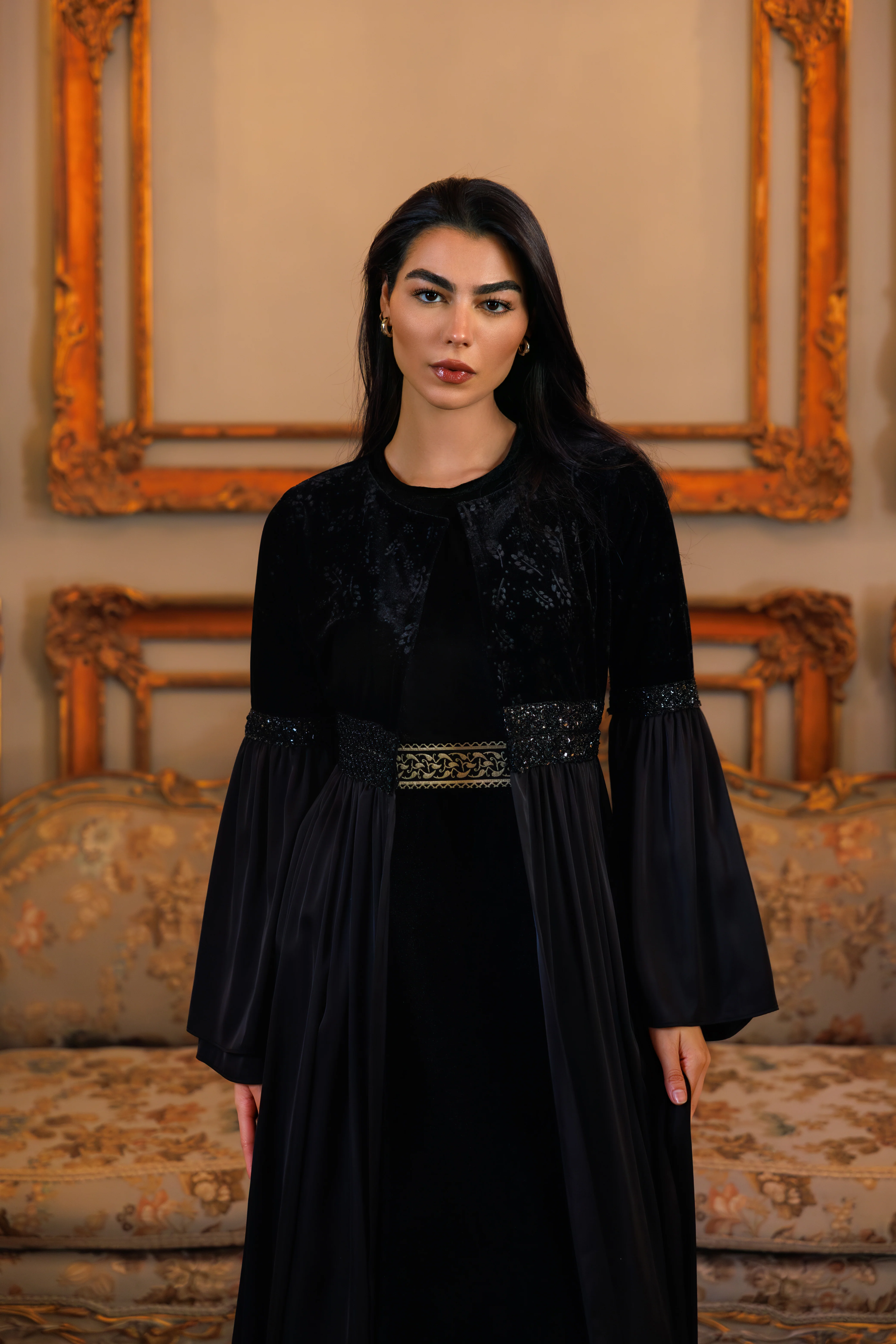 Adyra Kaftan | Black - Image 9