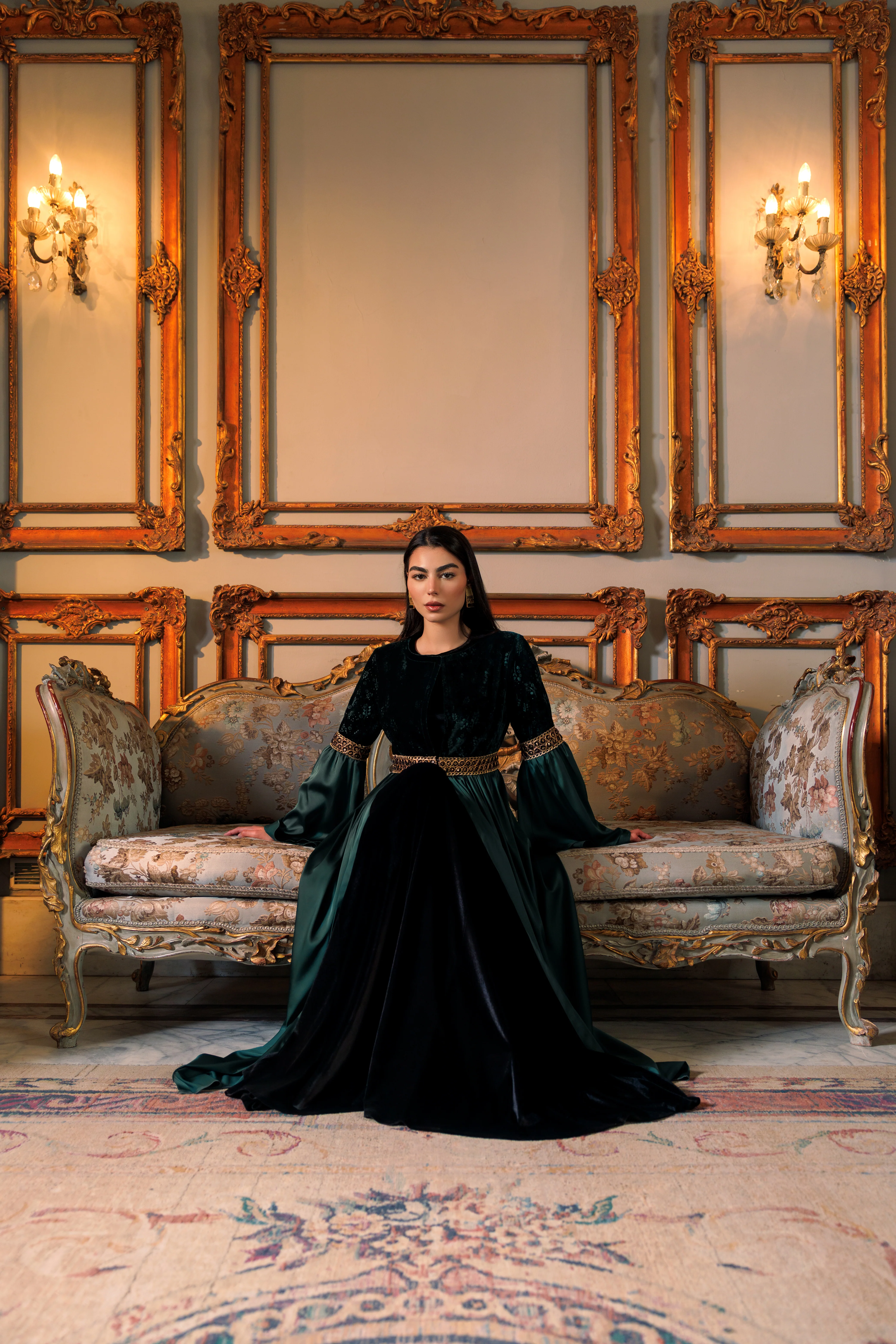 Adyra Kaftan | Dark Green - Image 6