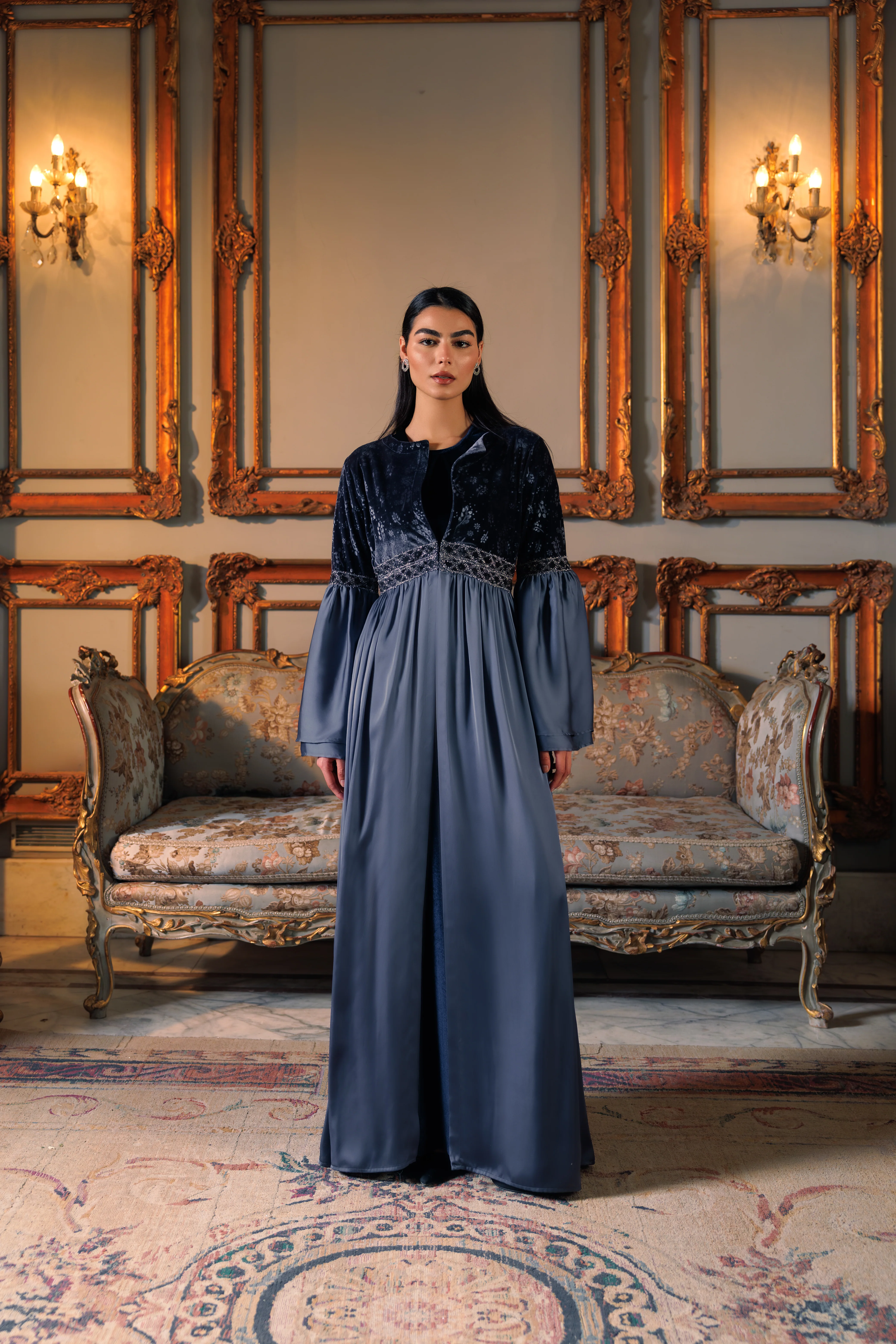 Adyra Kaftan | Silver - Image 10