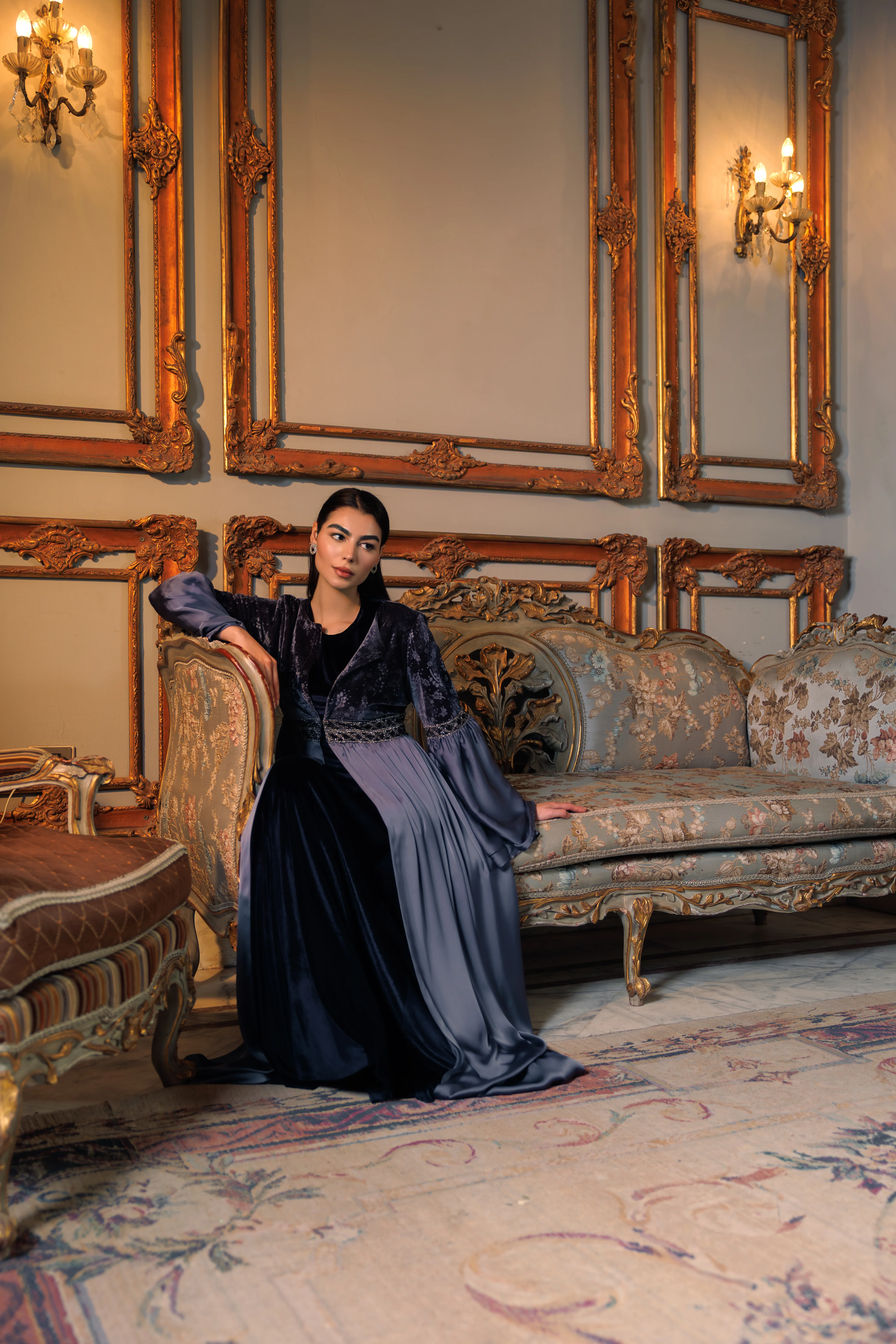 Adyra Kaftan | Silver - Image 3