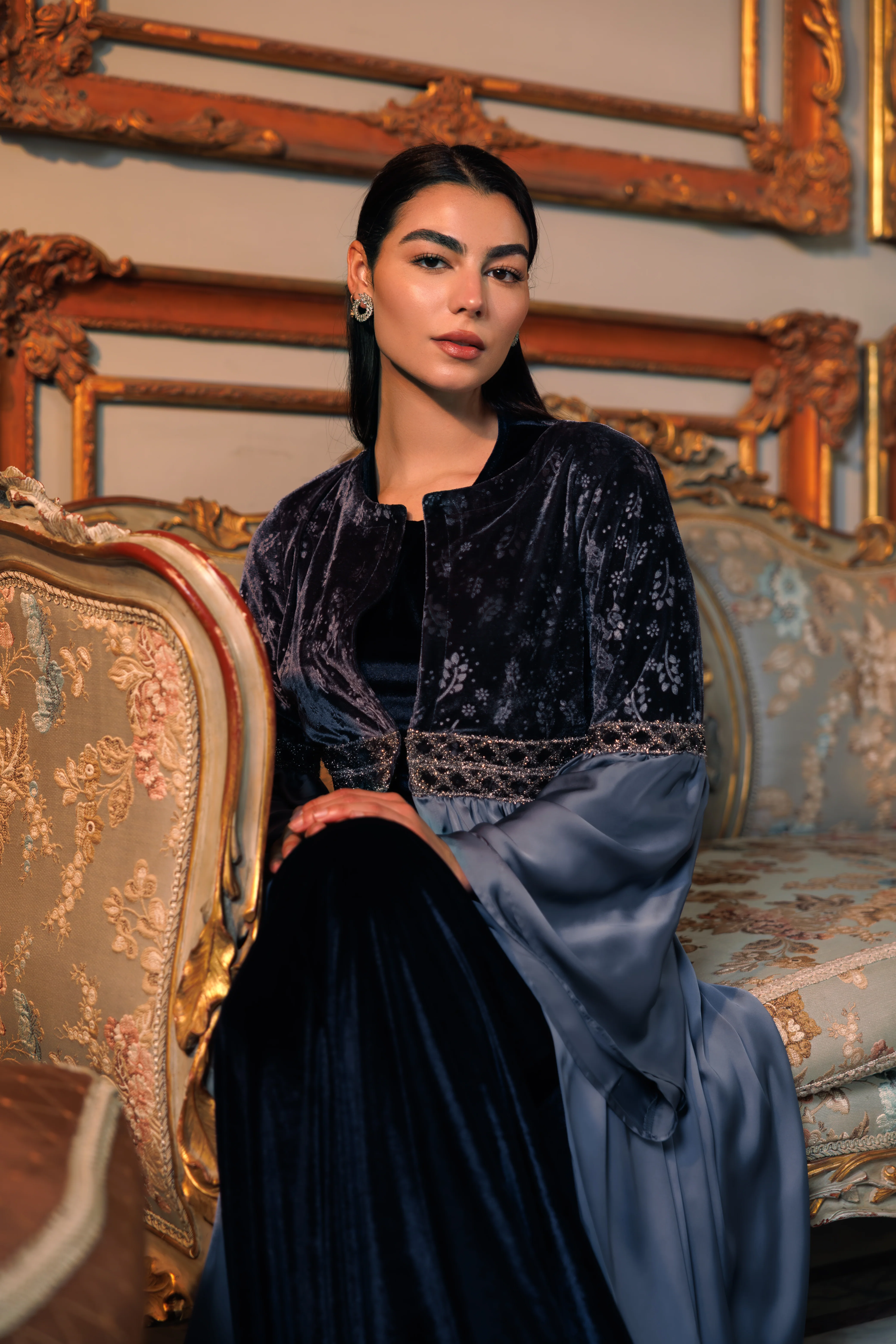 Adyra Kaftan | Silver - Image 4