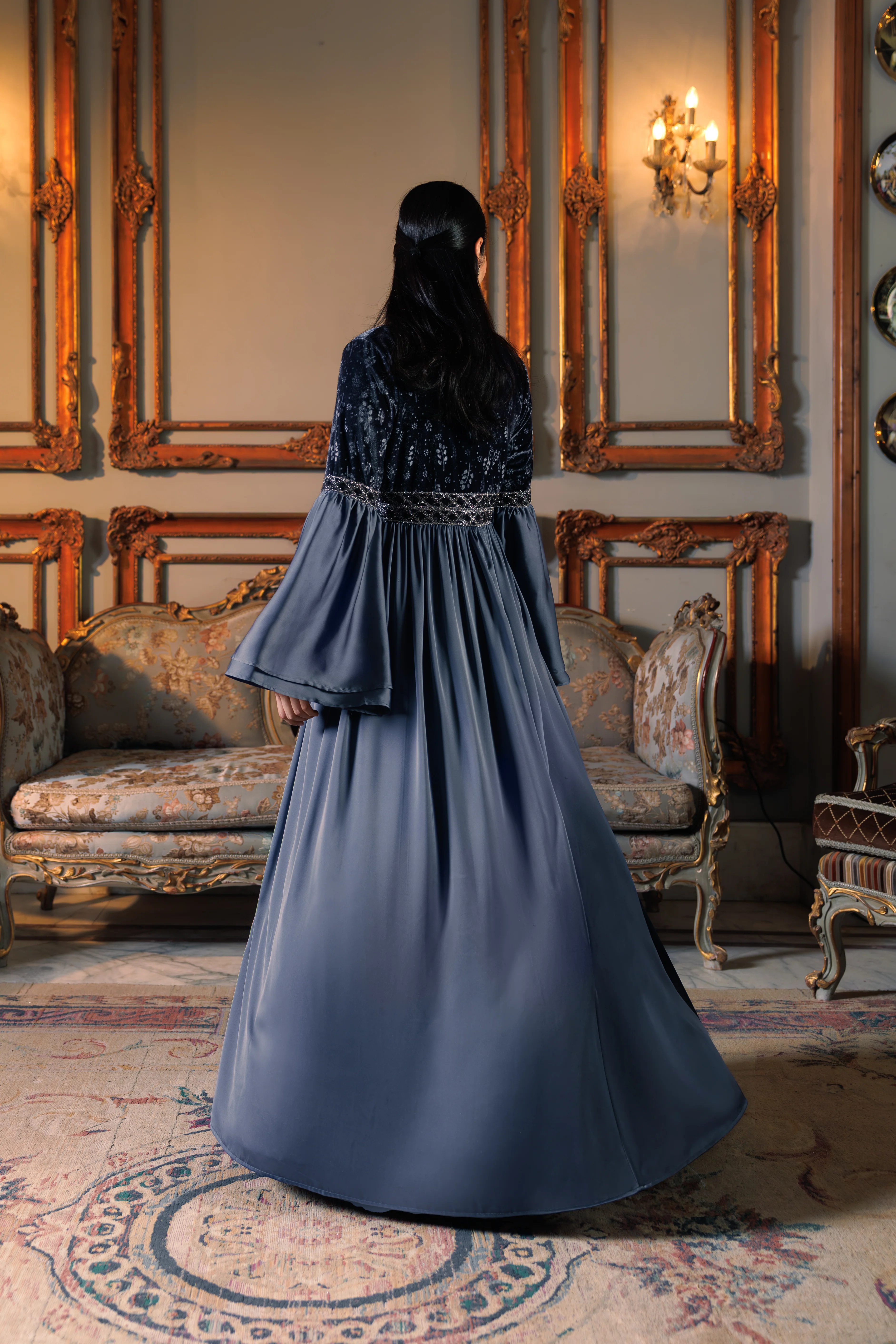 Adyra Kaftan | Silver - Image 5