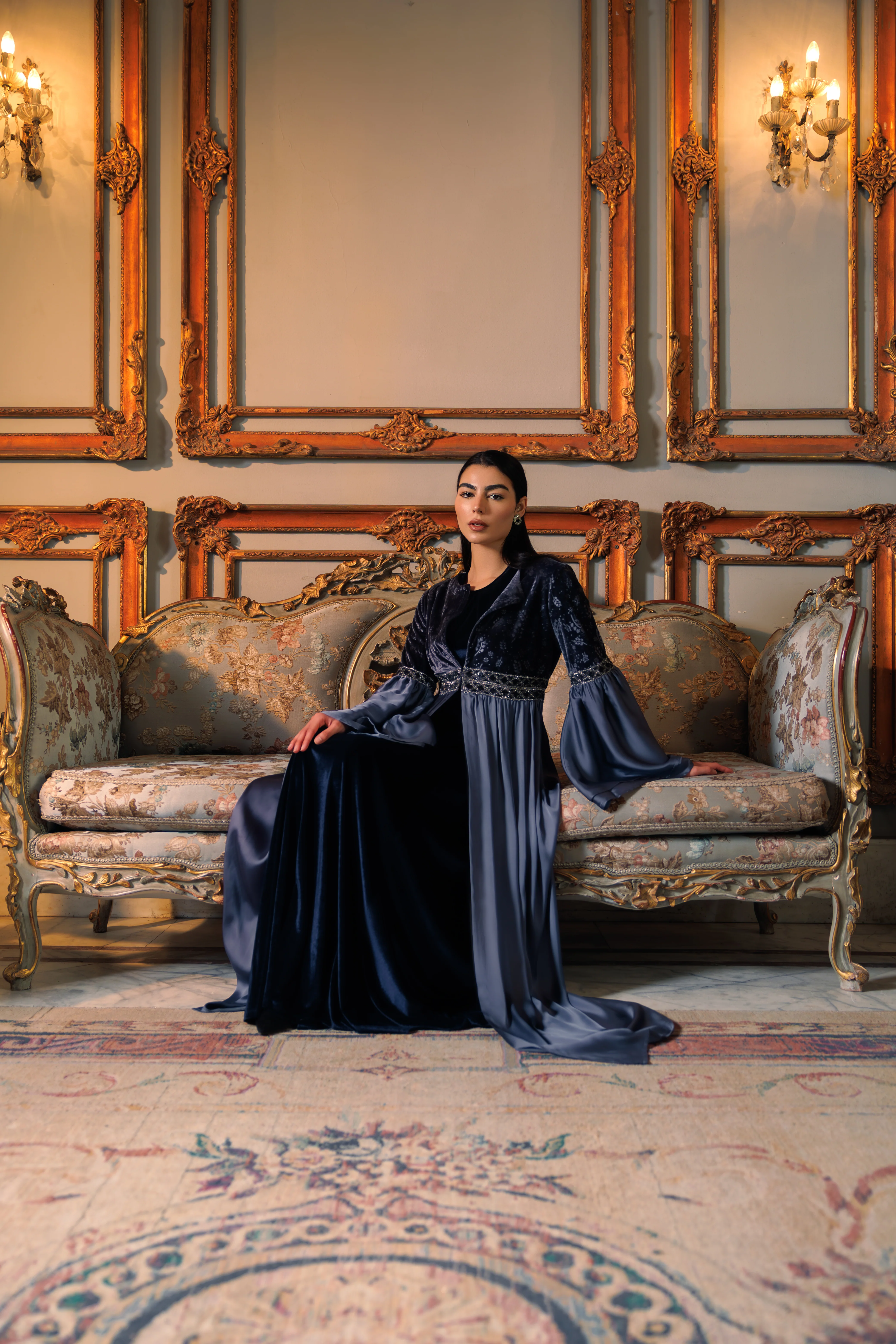 Adyra Kaftan | Silver - Image 6