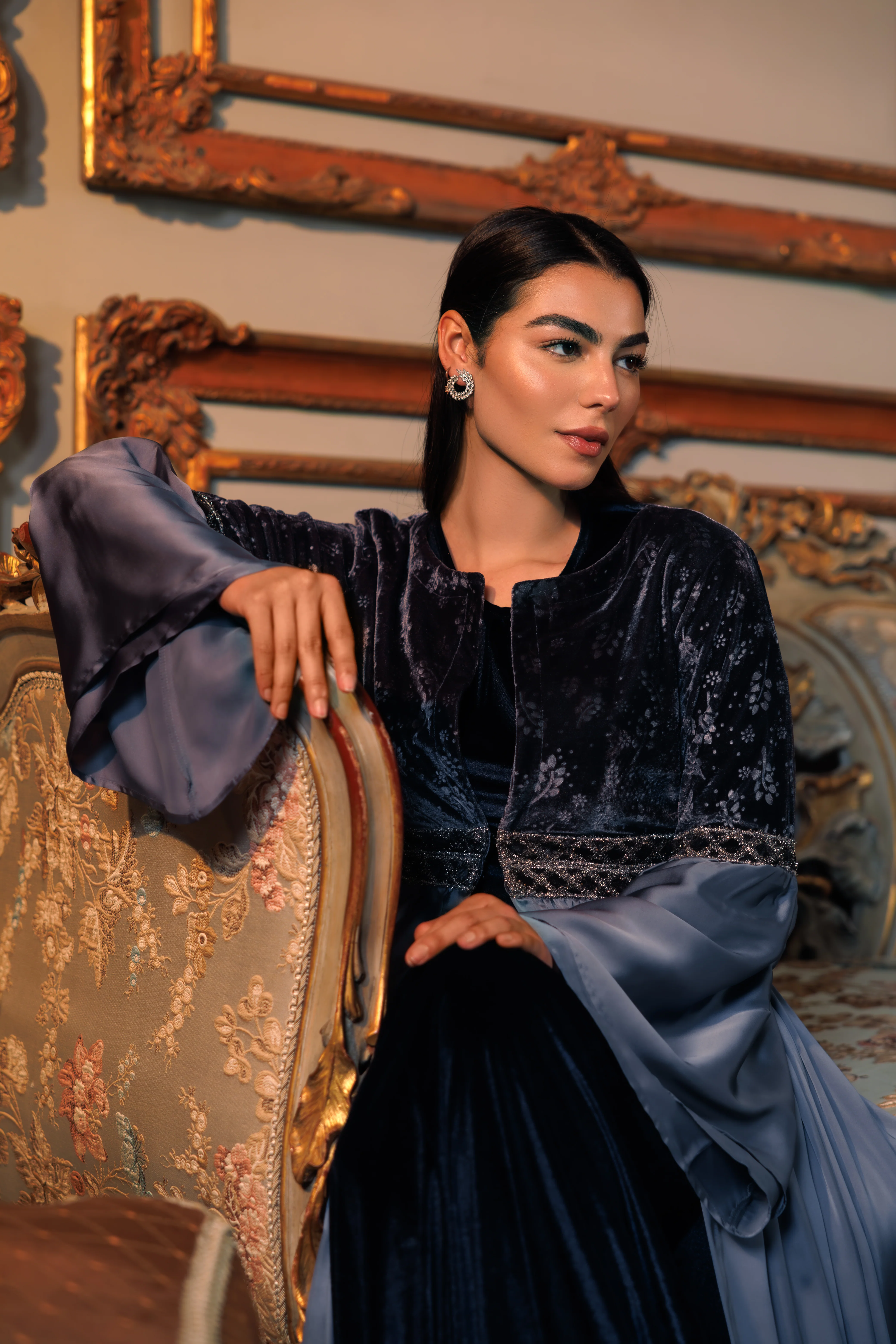 Adyra Kaftan | Silver - Image 7