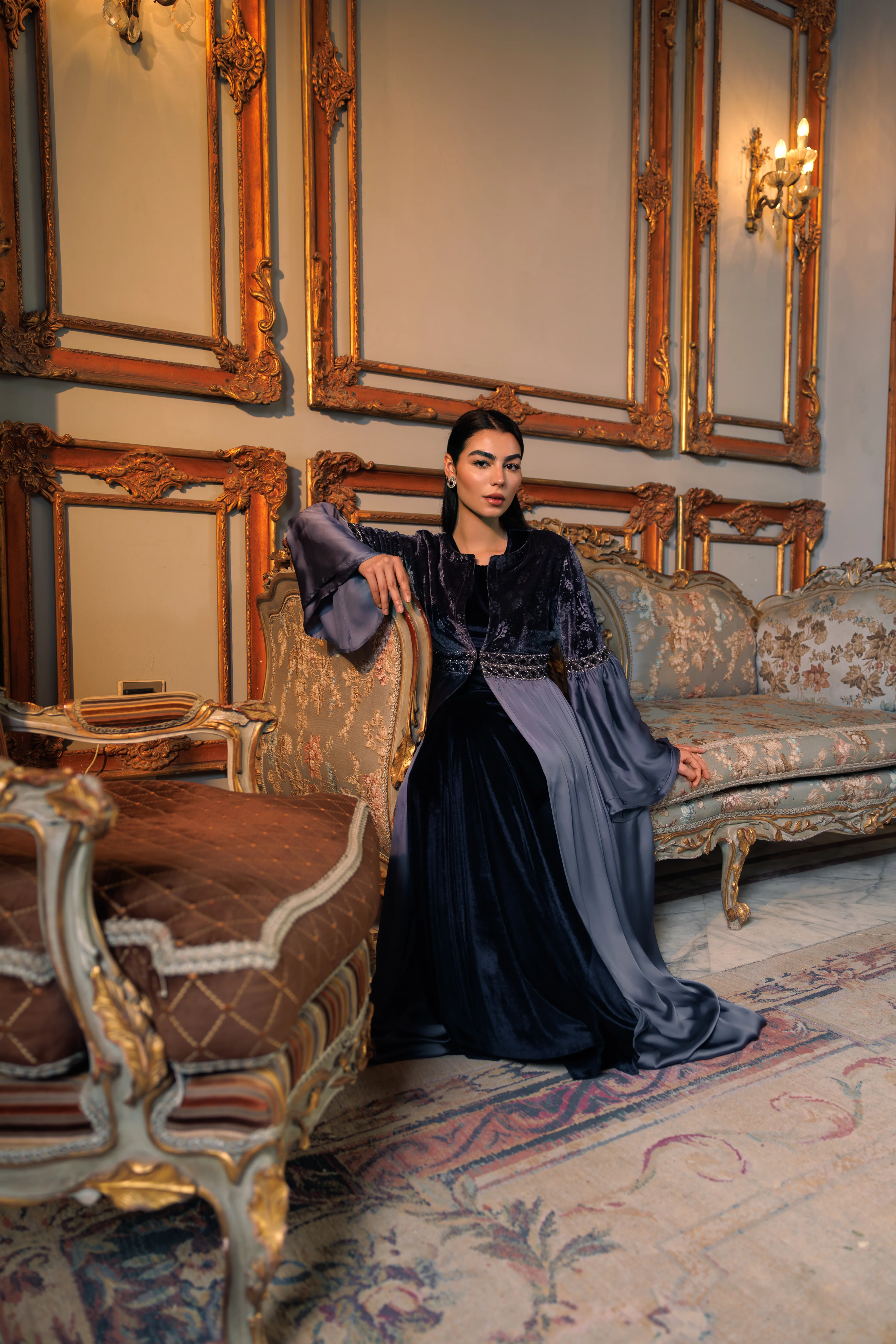 Adyra Kaftan | Silver - Image 9