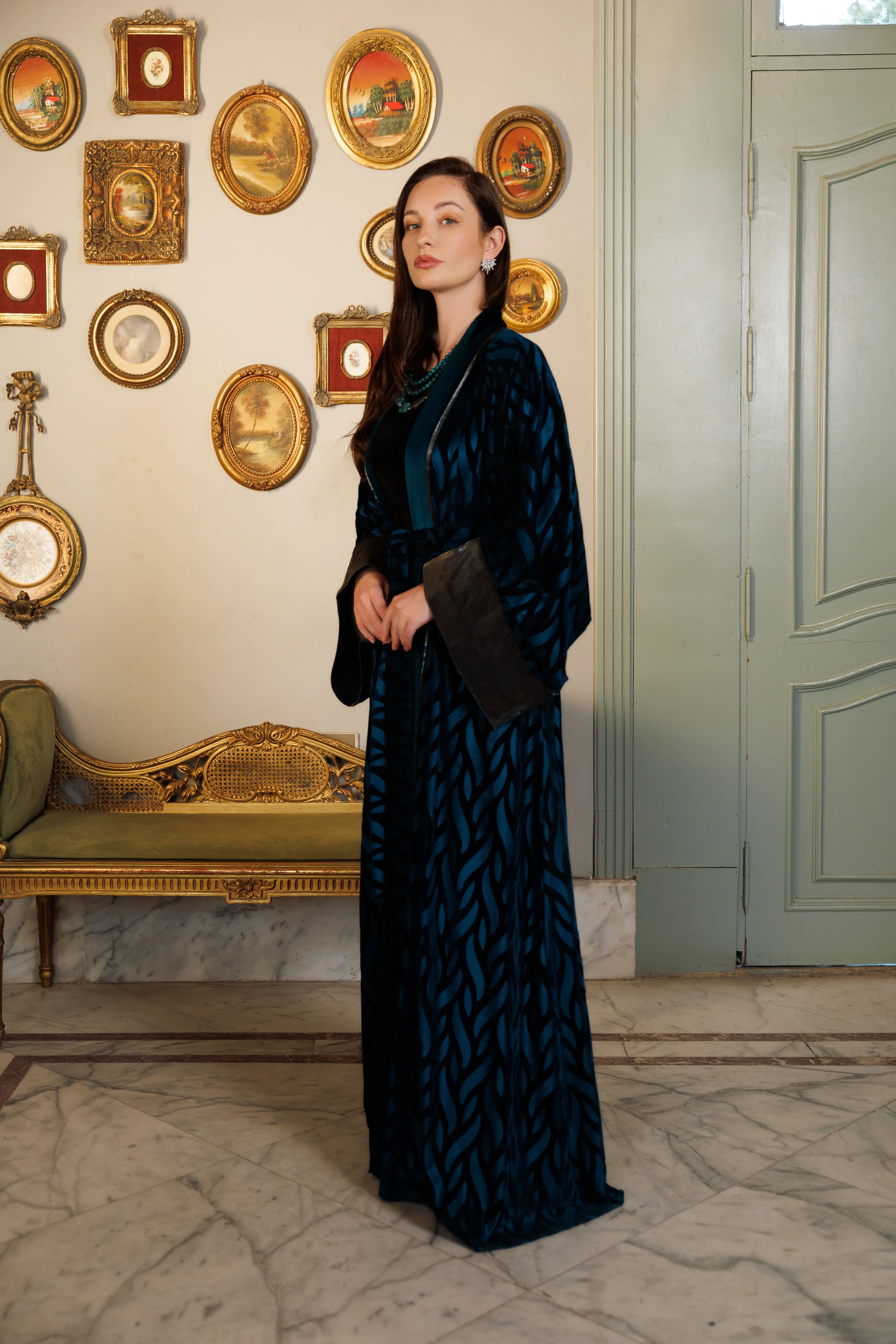 Bella Kaftan | Dark Turquoise - Image 5