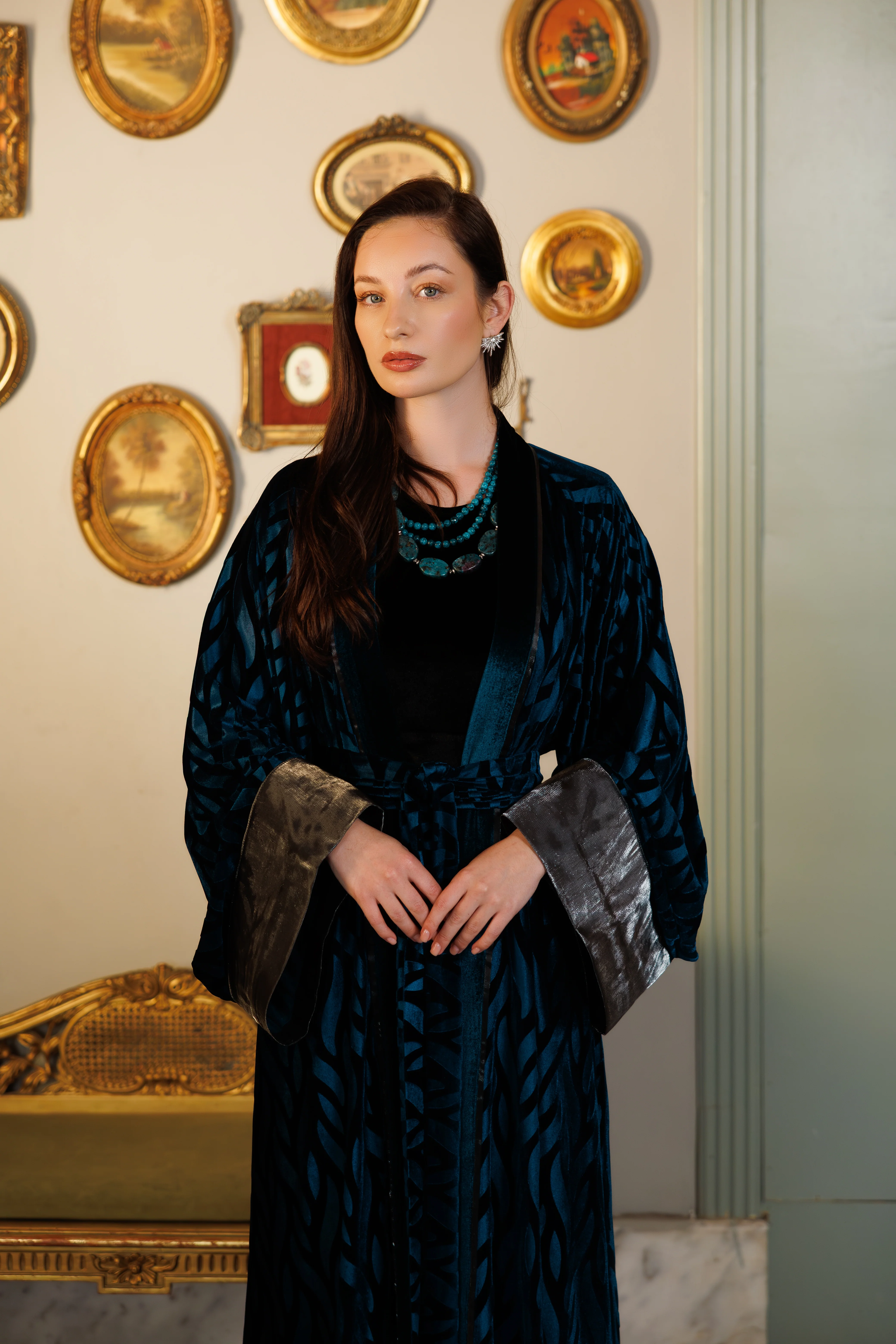 Bella Kaftan | Dark Turquoise - Image 9