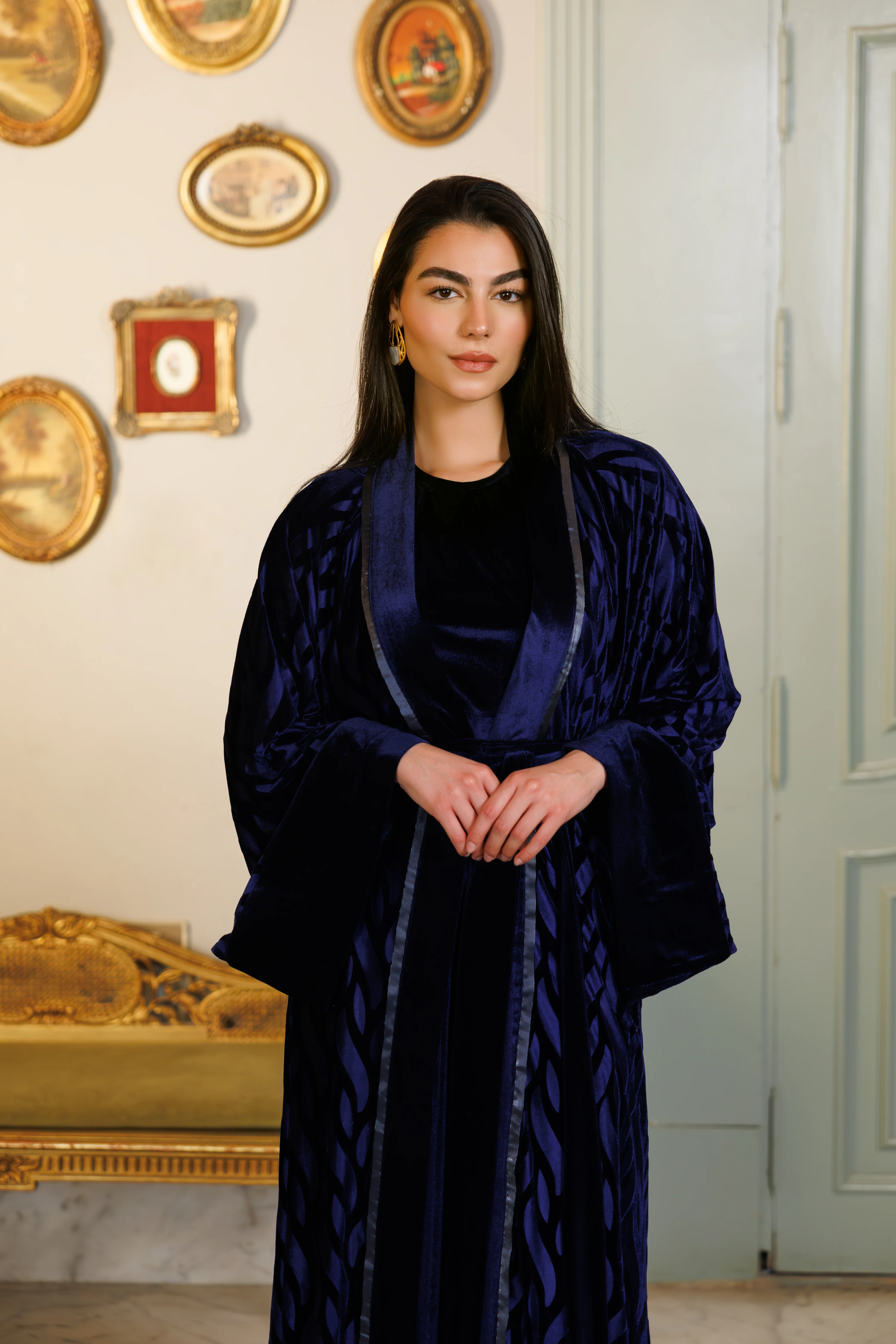 Bella Kaftan | Navy Blue - Image 3