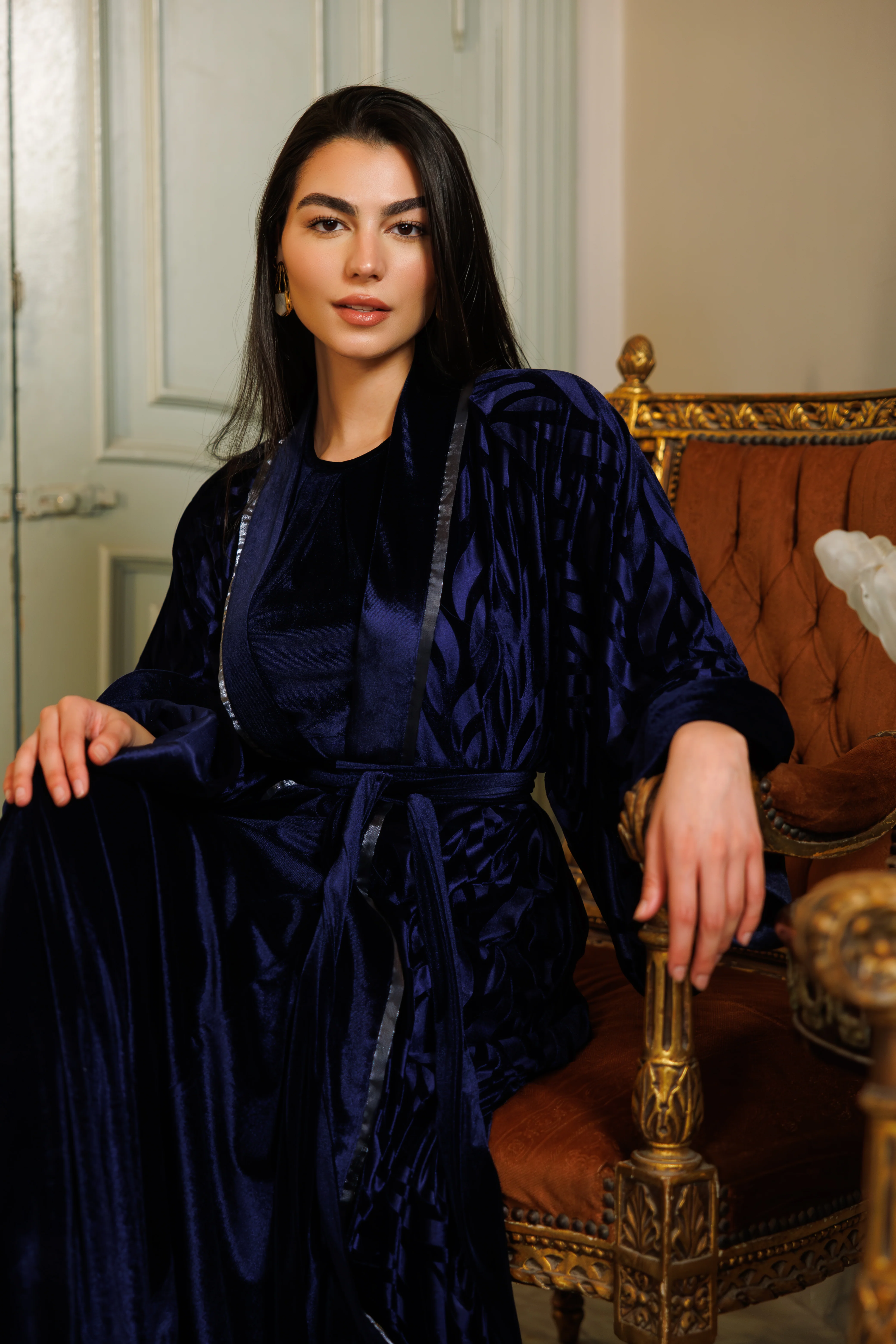 Bella Kaftan | Navy Blue - Image 5