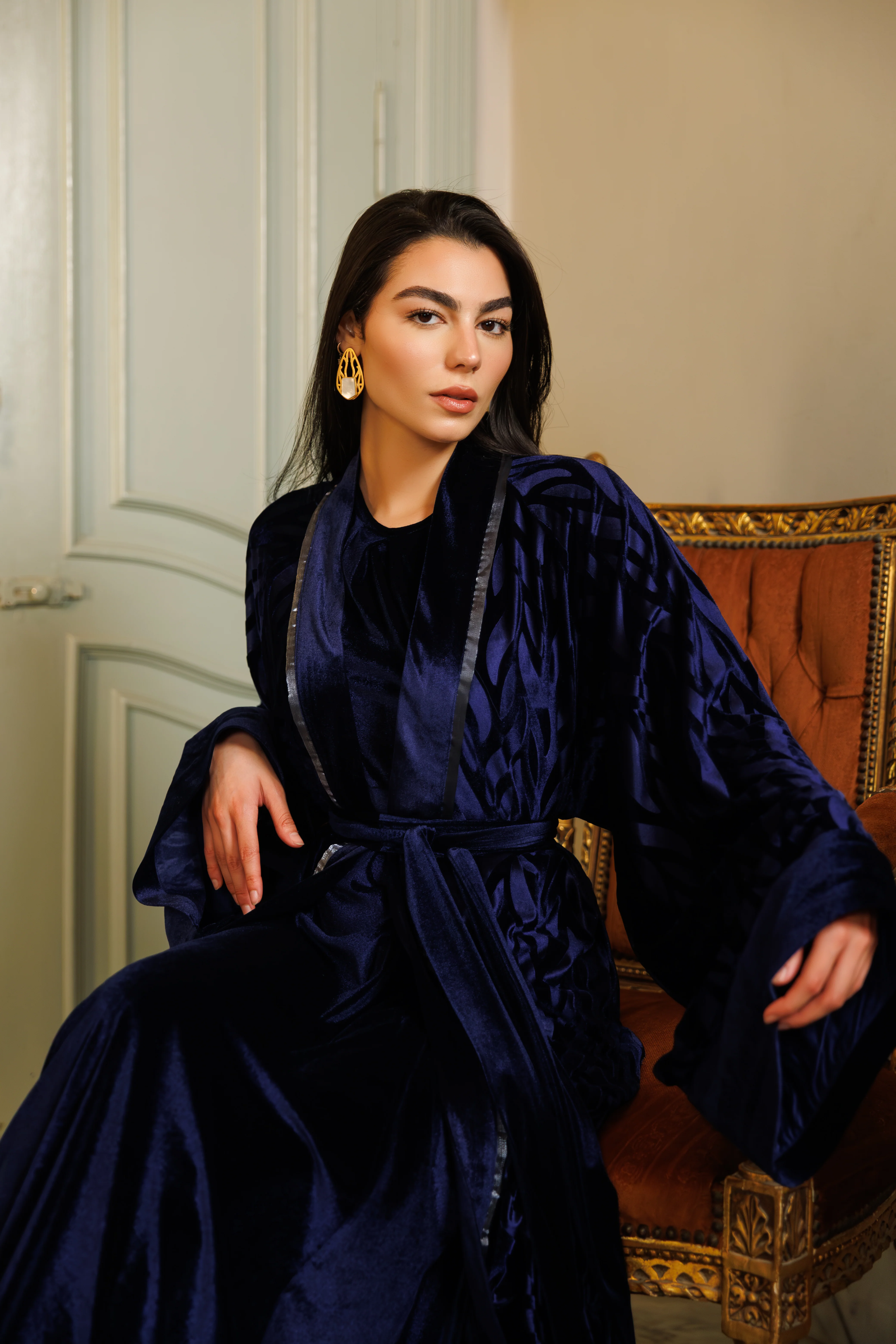 Bella Kaftan | Navy Blue - Image 6