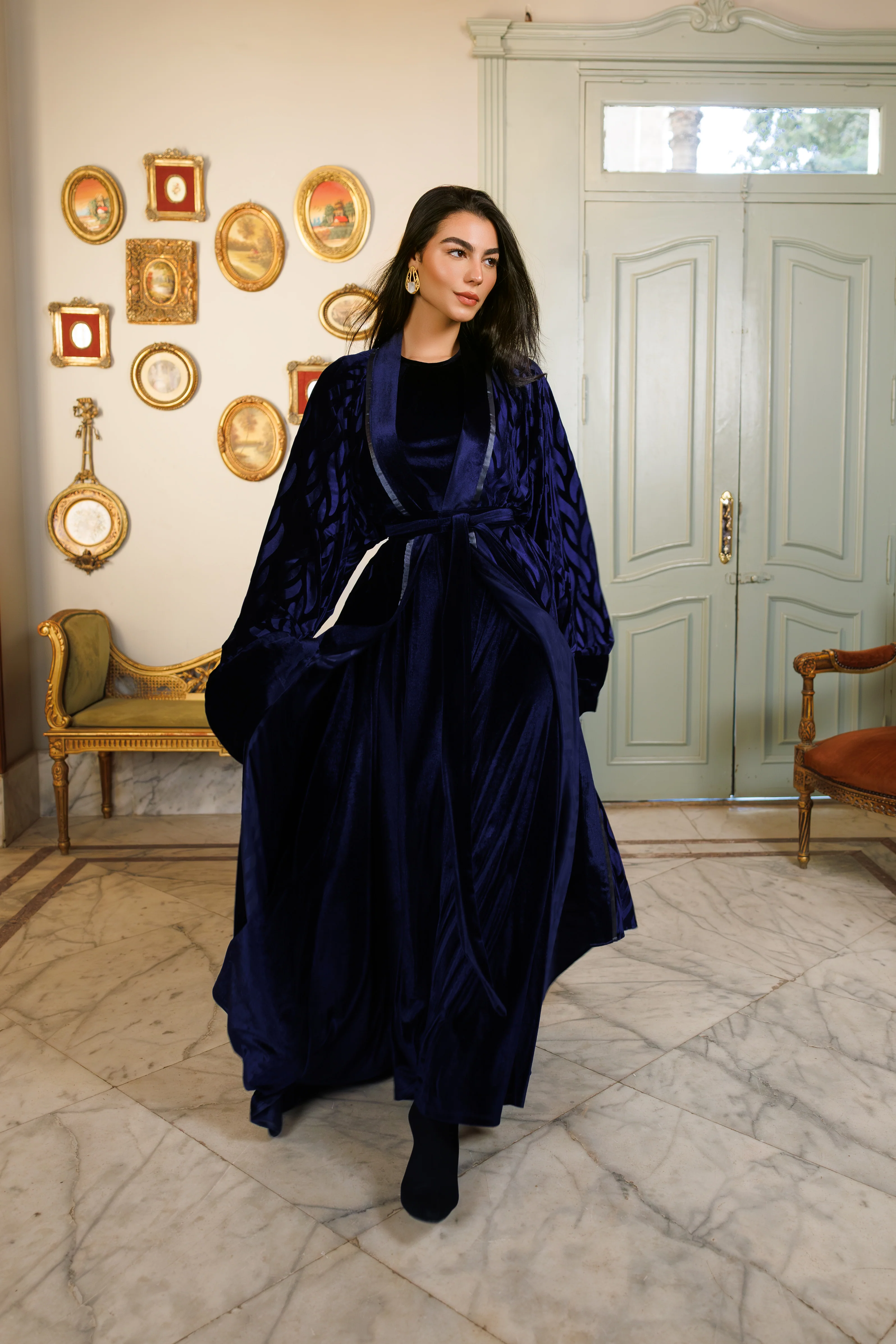 Bella Kaftan | Navy Blue - Image 8
