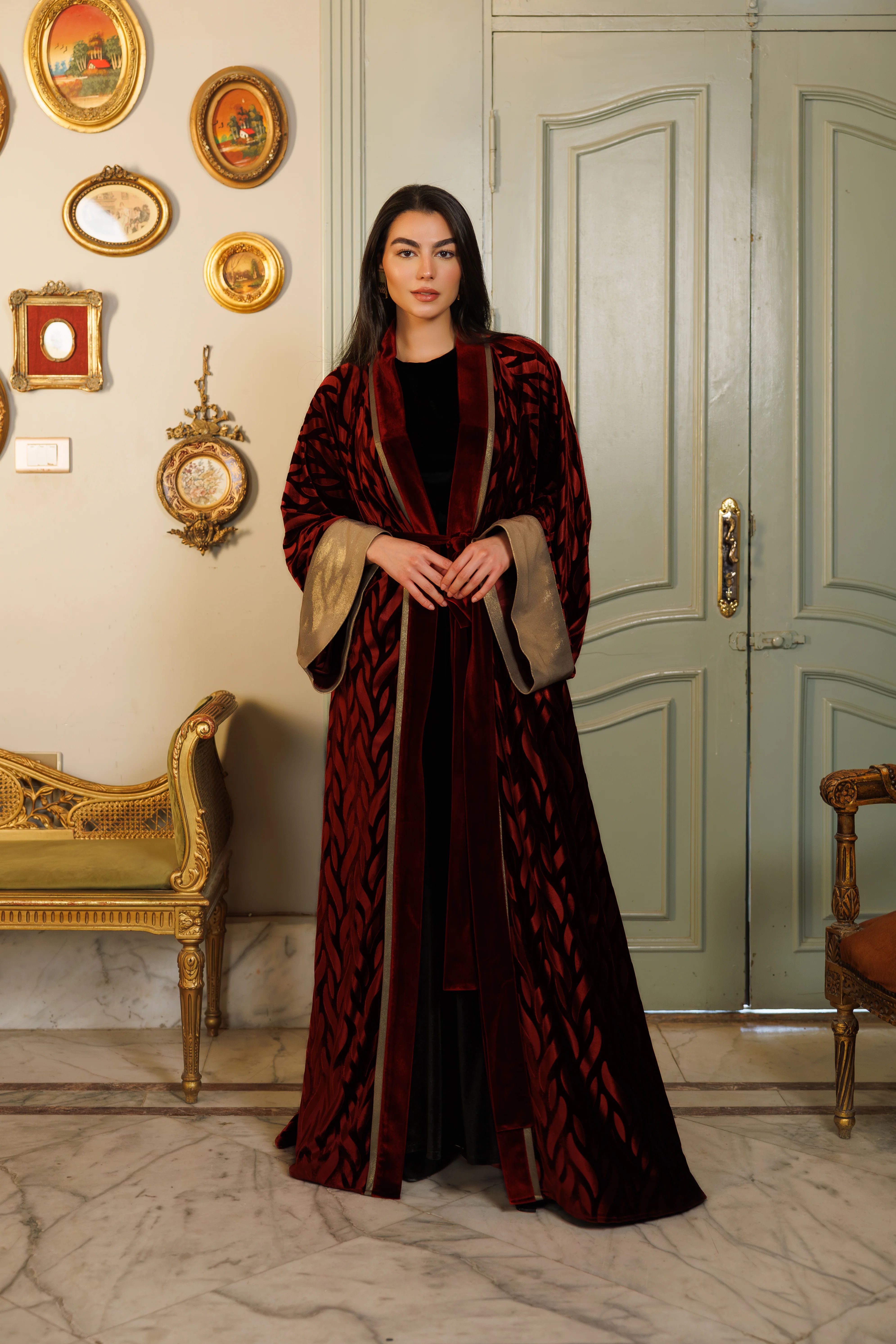 Bella Kaftan | Red - Image 3