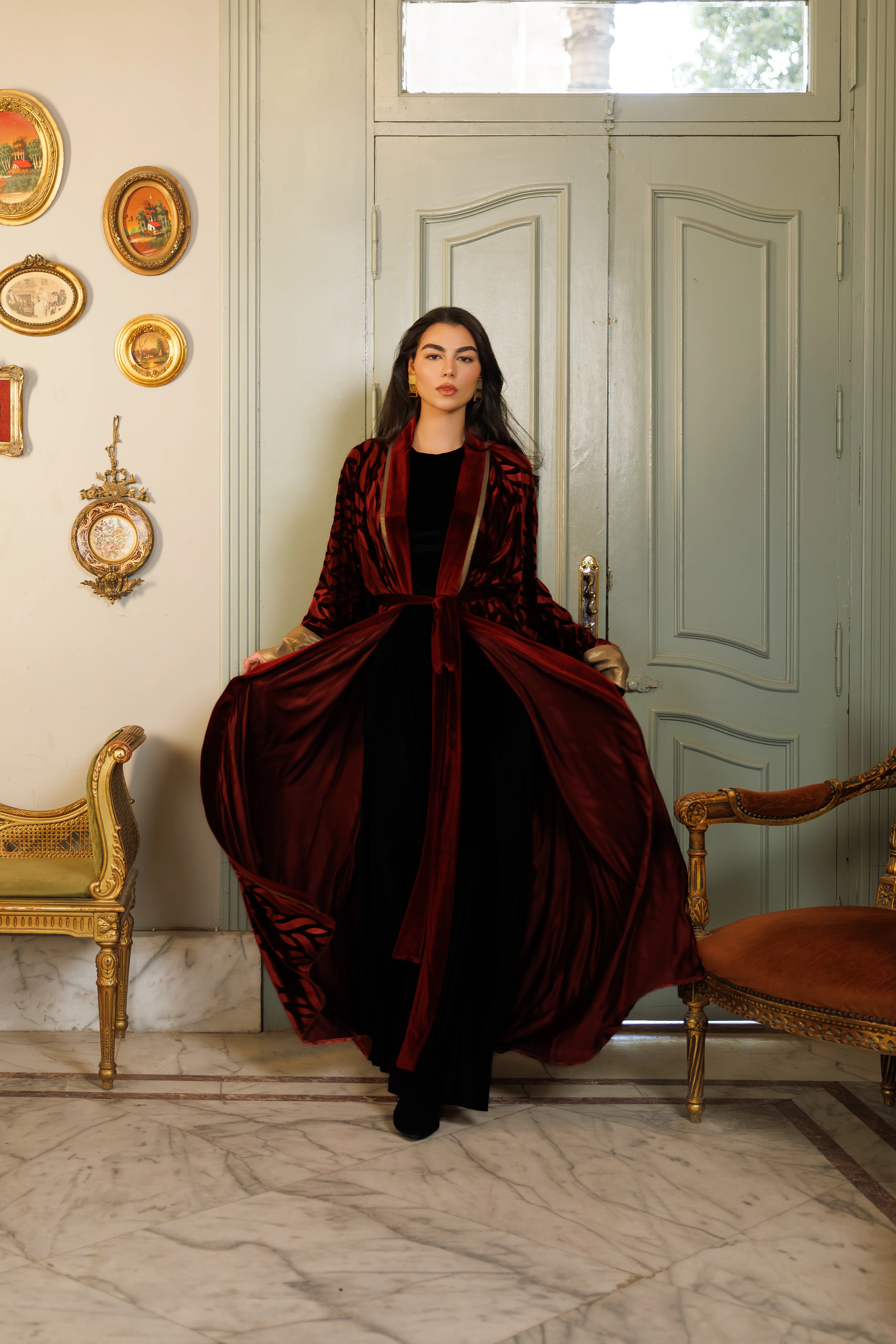 Bella Kaftan | Red - Image 5