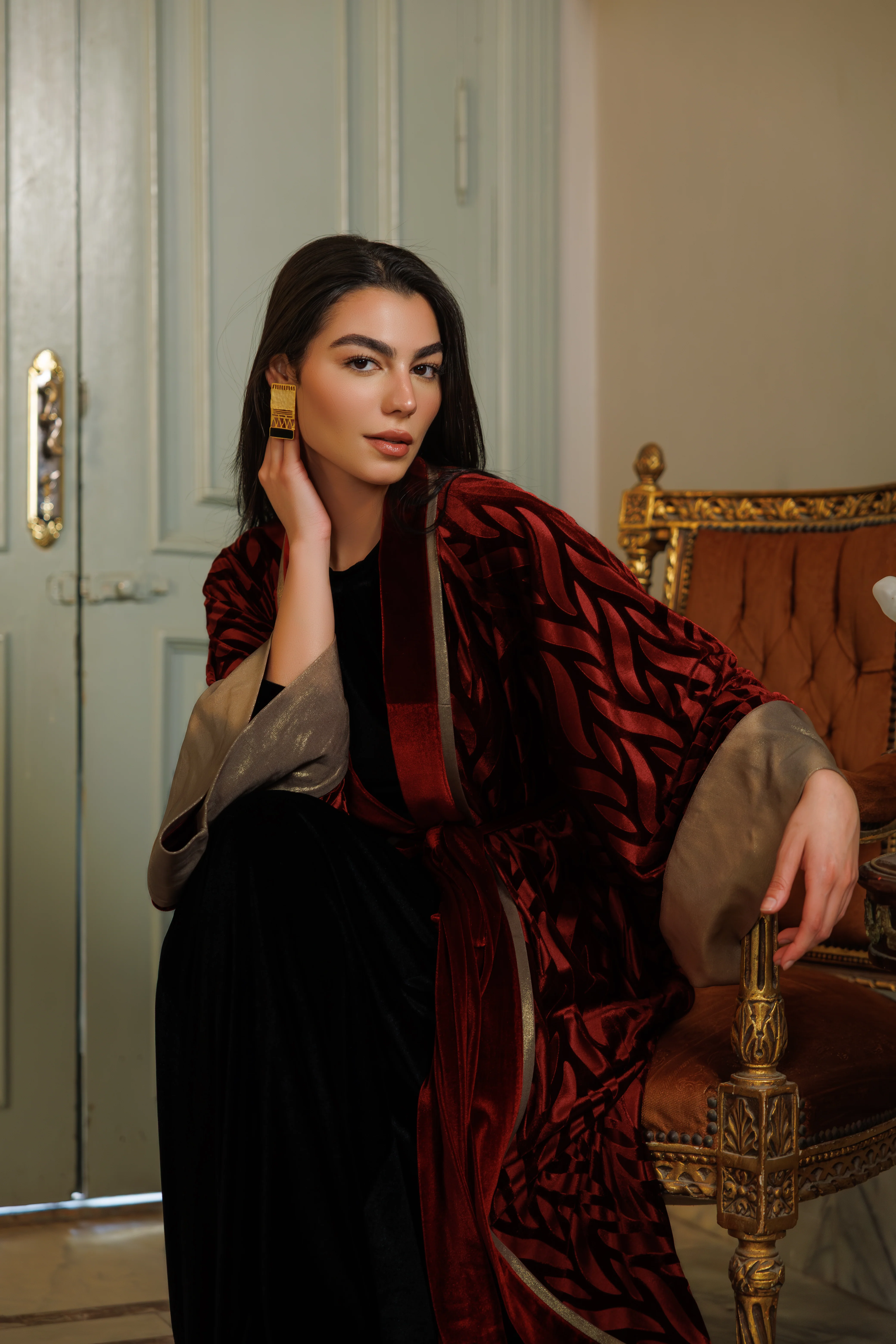 Bella Kaftan | Red - Image 7