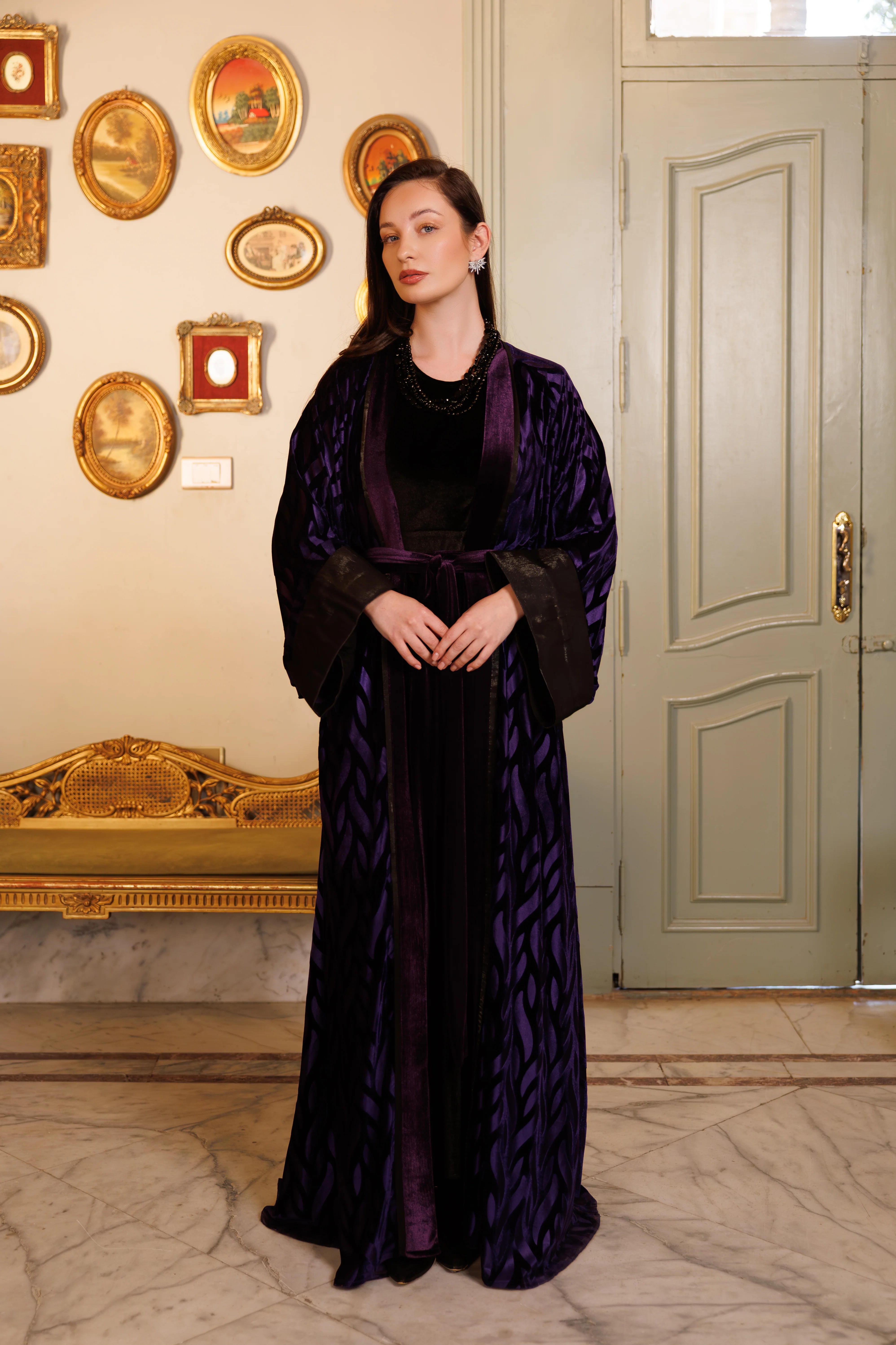 Bella Kaftan | Spanish Violet - Image 3