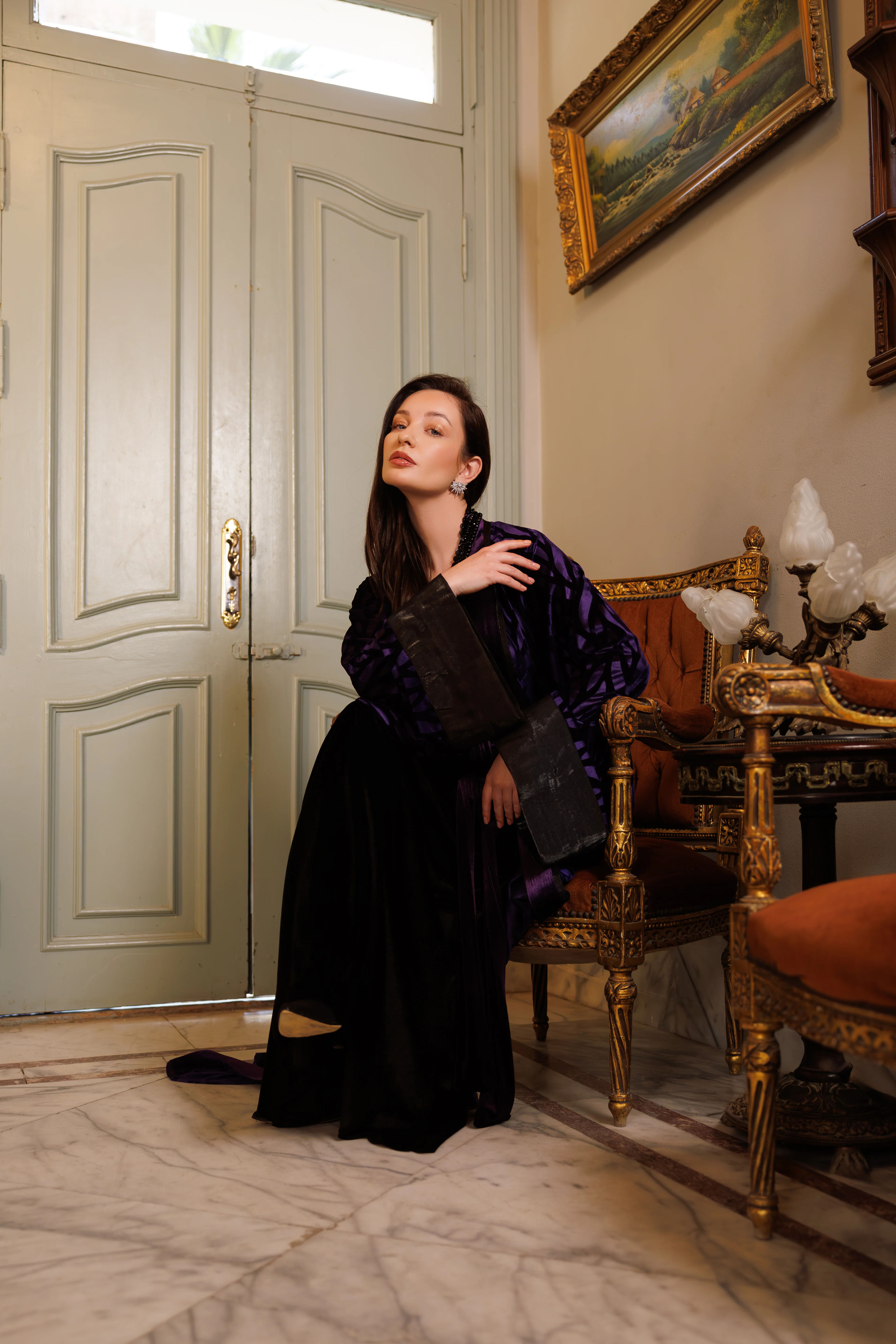 Bella Kaftan | Spanish Violet - Image 8