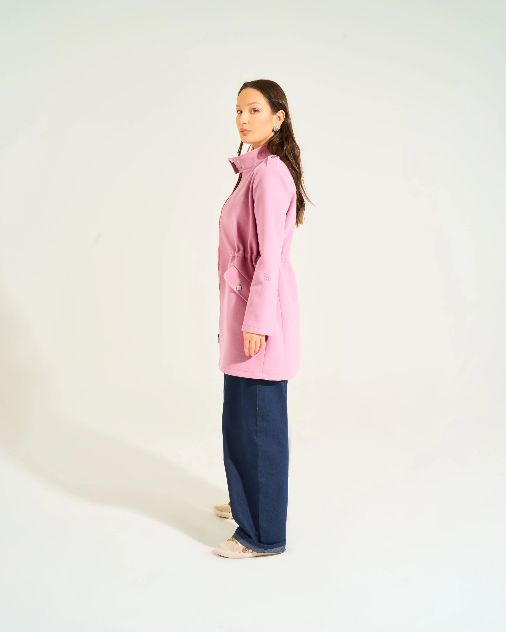 Bella Military Jacket | Pink - Image 6