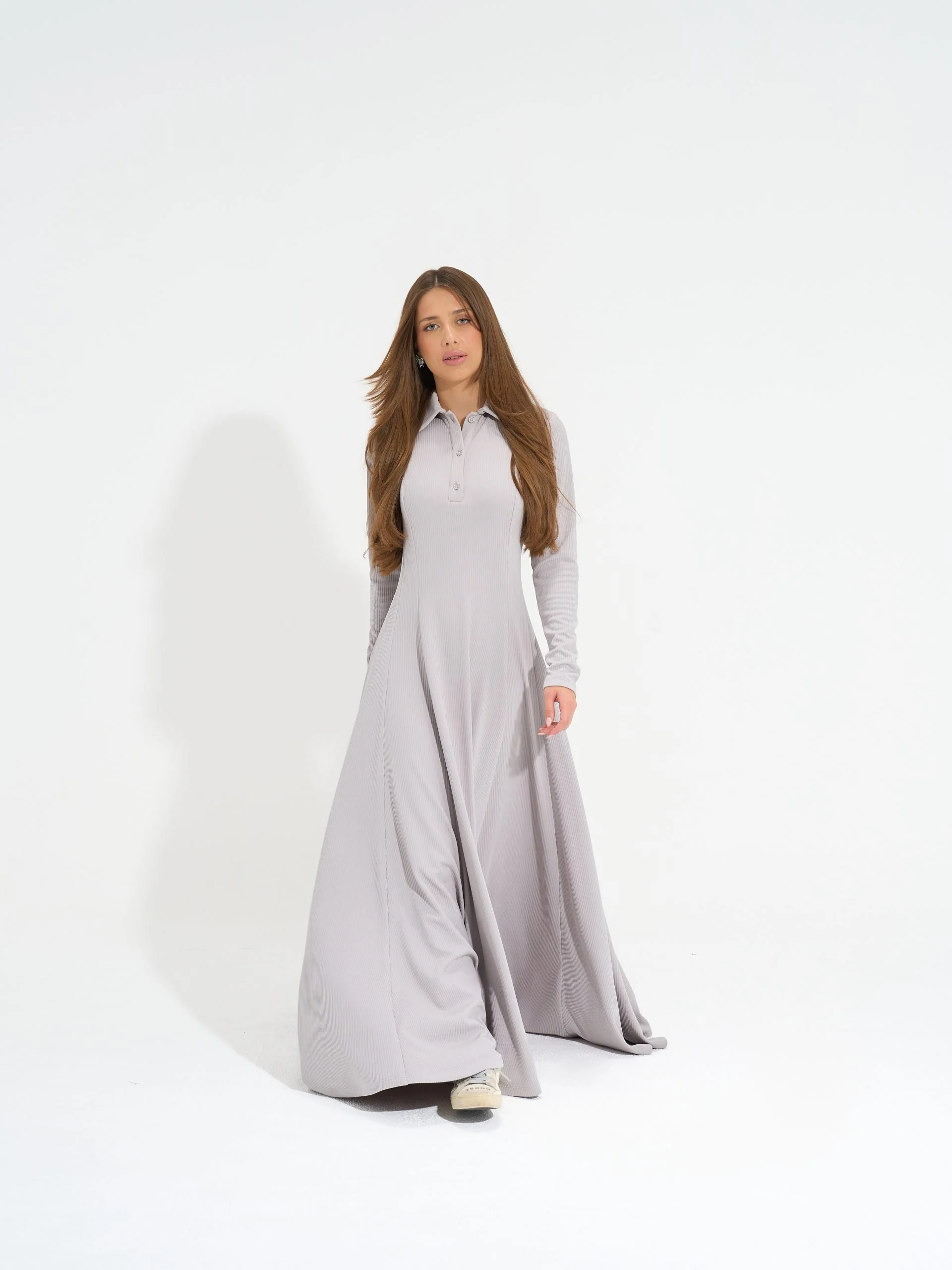 Diana Dress | Baby Grey - Image 4
