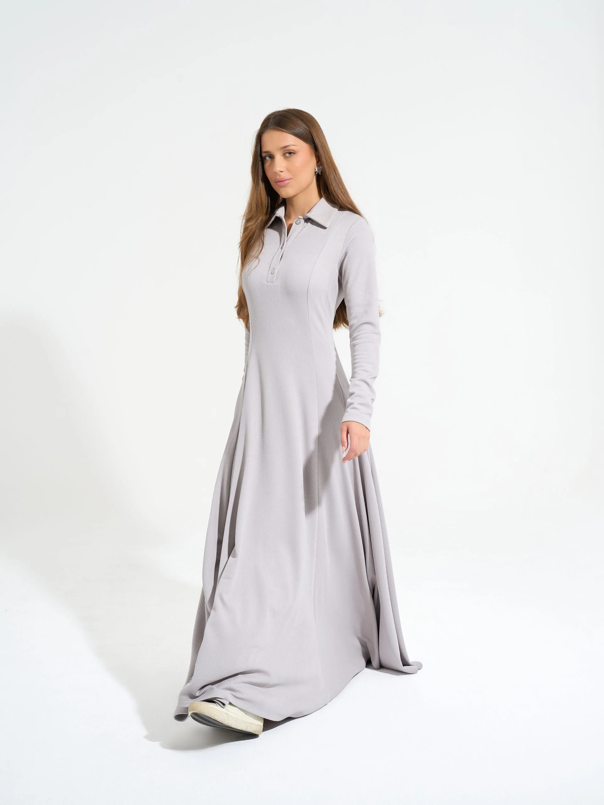 Diana Dress | Baby Grey - Image 6