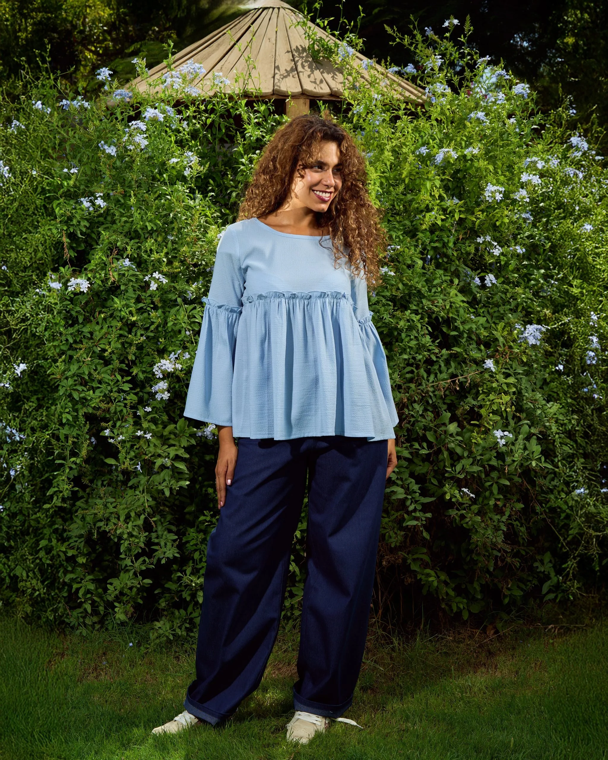 Dove Blouse | Baby blue - Image 6