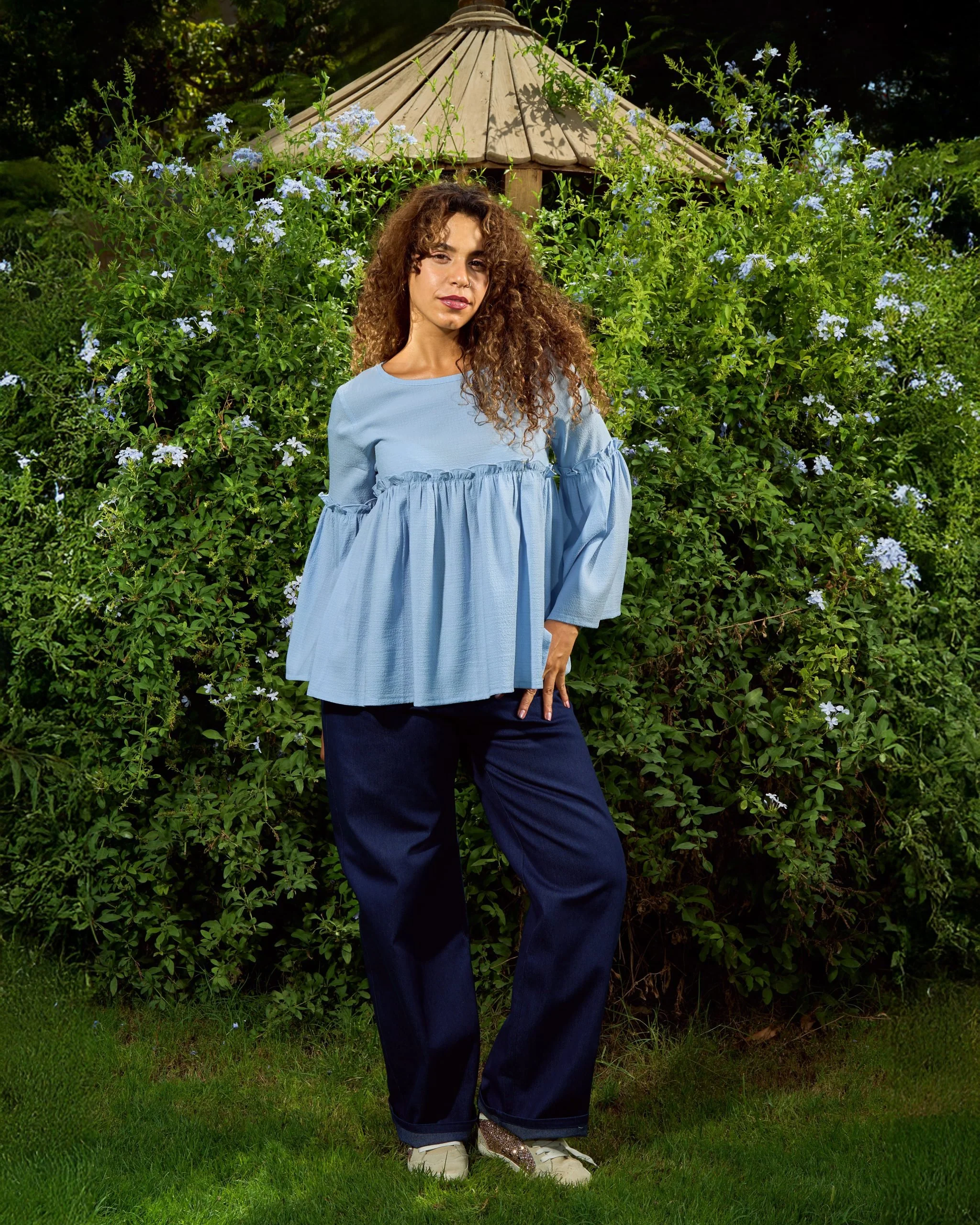 Dove Blouse | Baby blue - Image 7