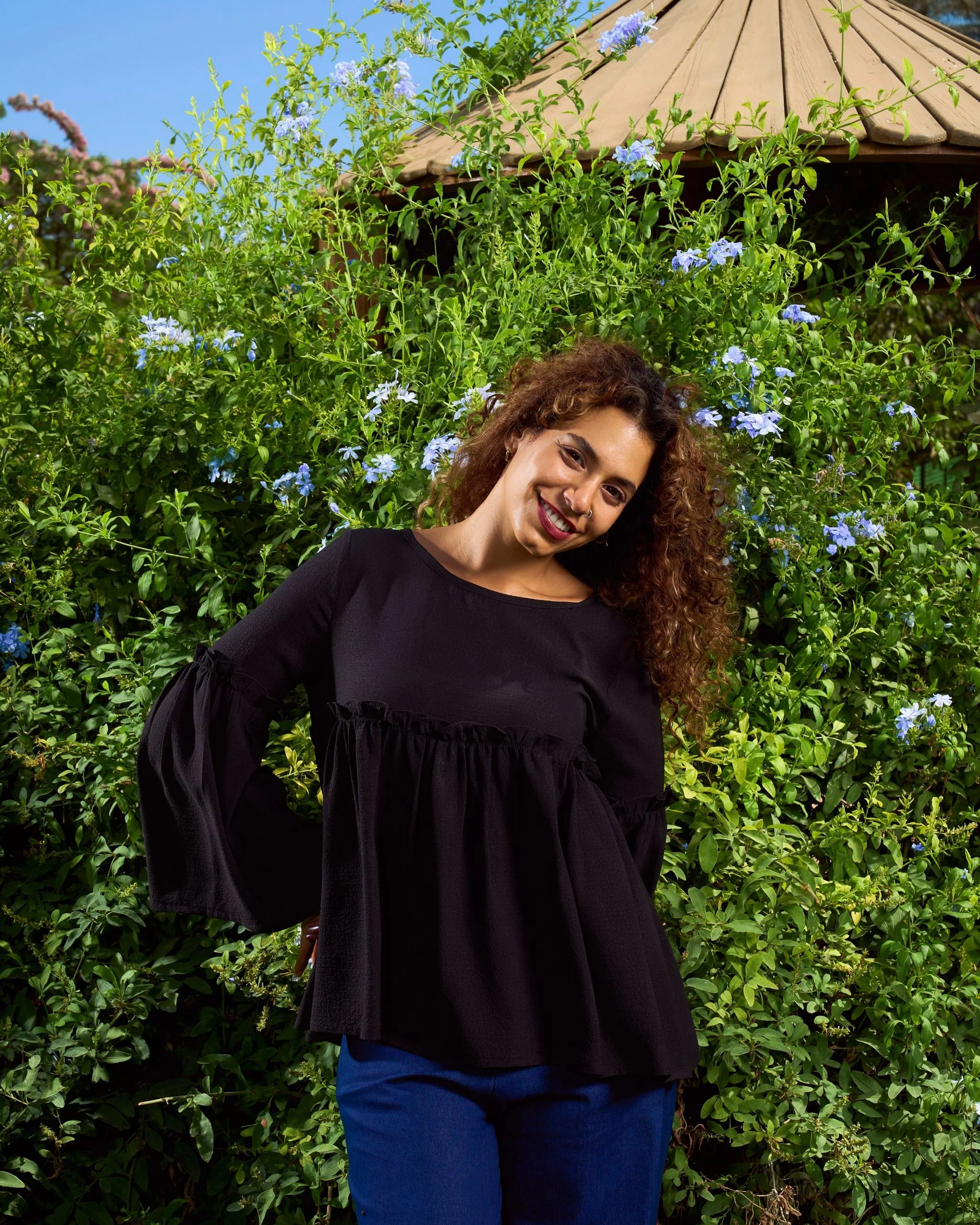 Dove Blouse | Black - Image 3