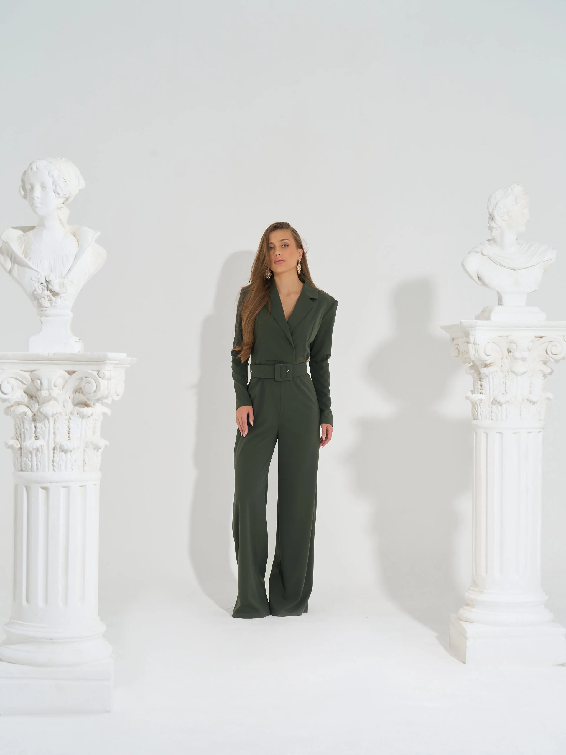 Formal jumpsuit | Olive - Image 6