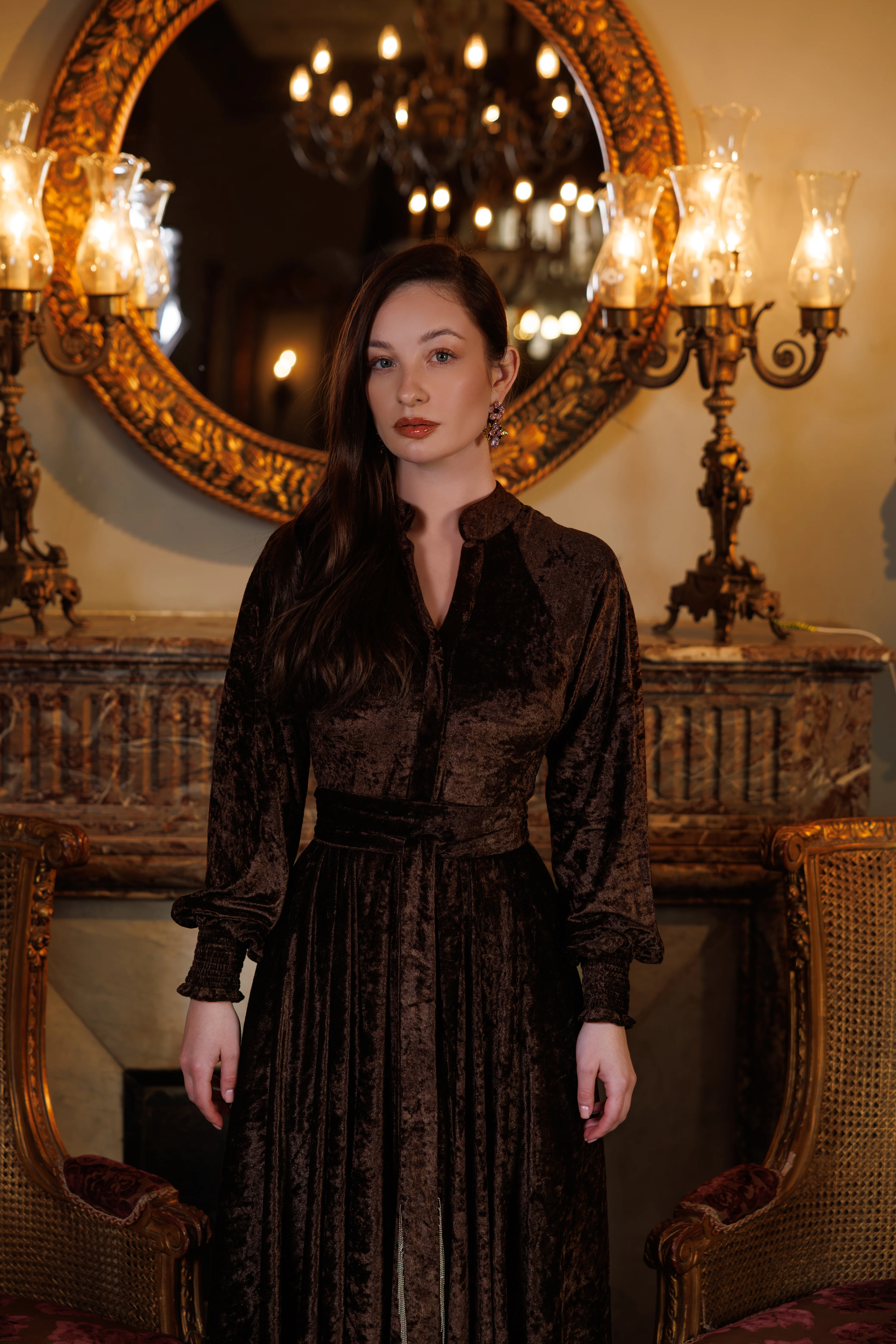 Raya Dress | Brown - Image 3