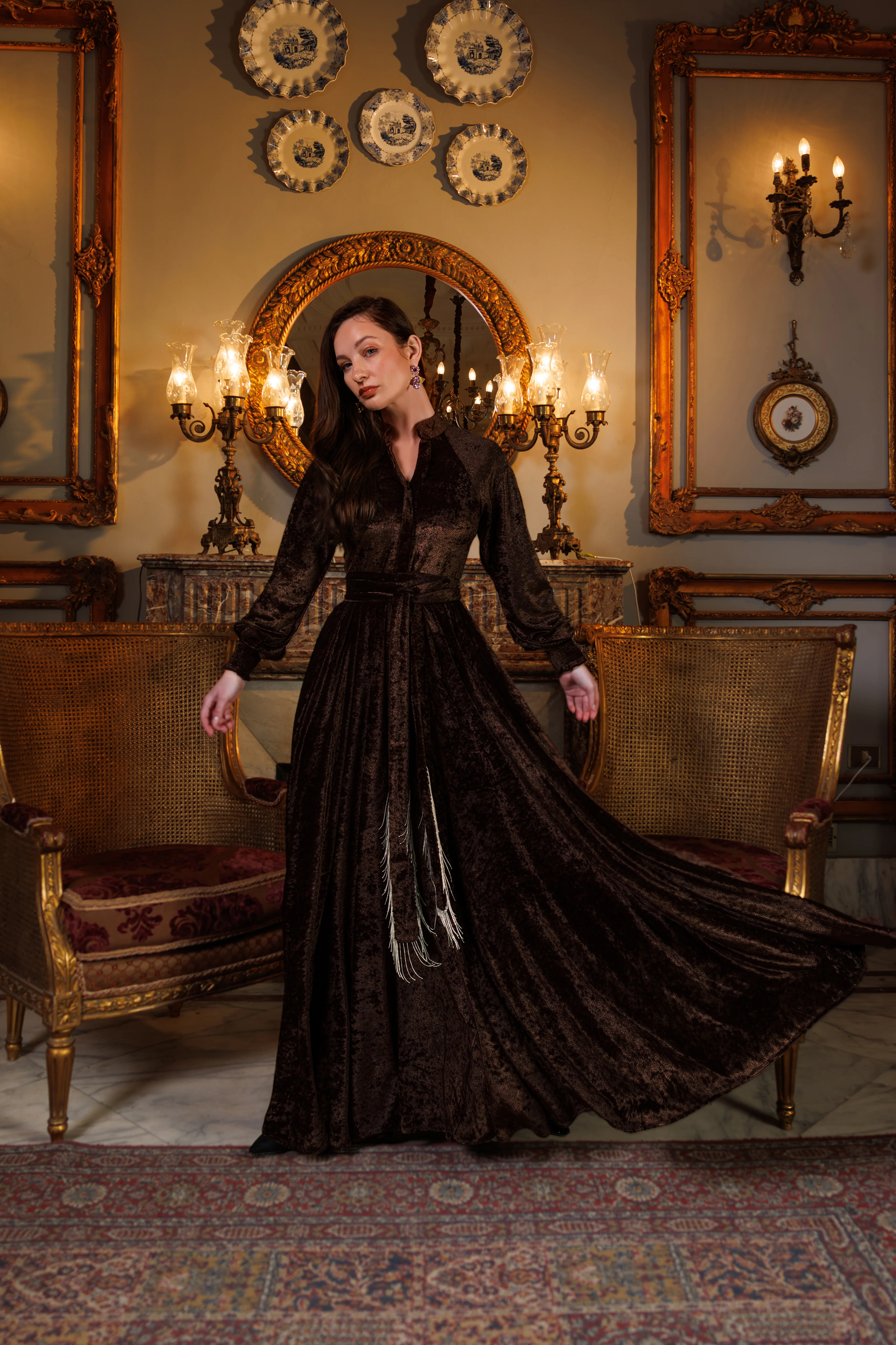 Raya Dress | Brown - Image 4