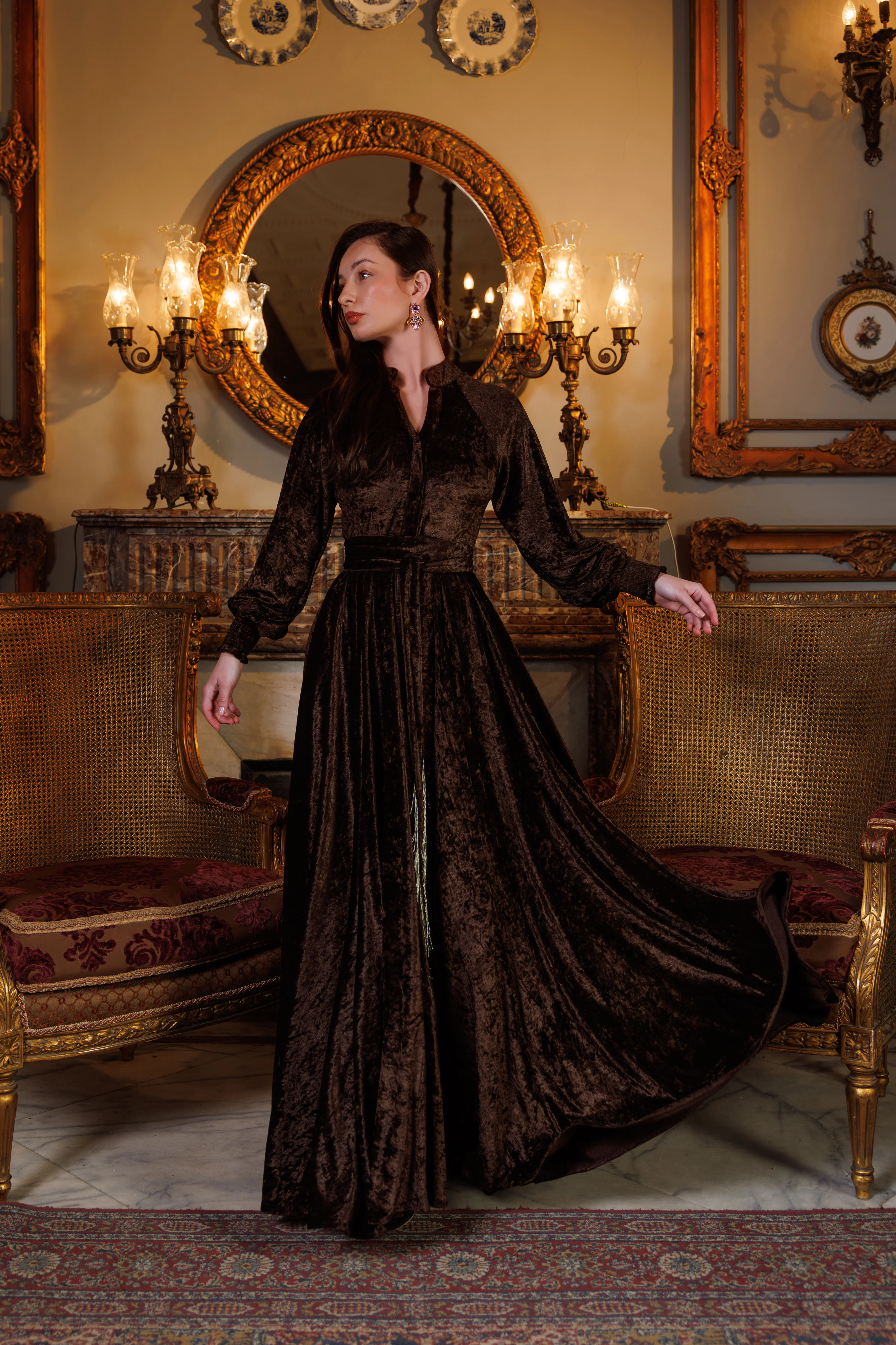 Raya Dress | Brown - Image 7