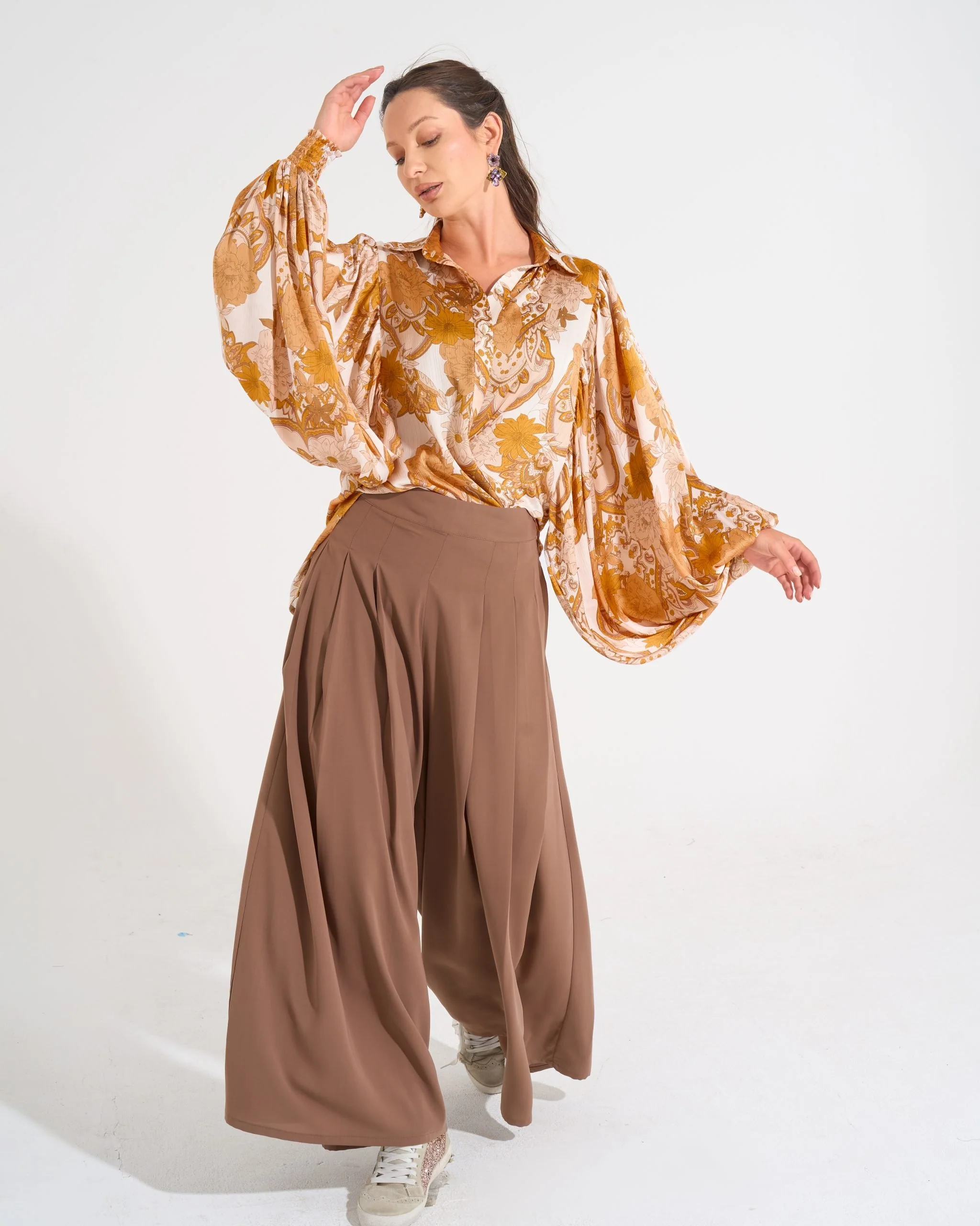 Robin Blouse | Caramel Milk - Image 10