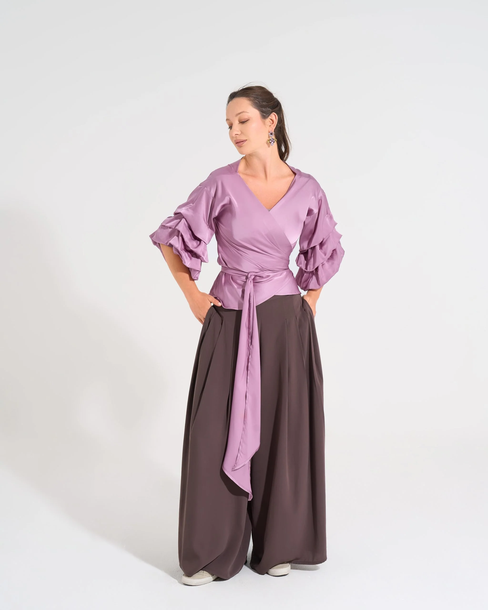 Swan Blouse | Pink - Image 5