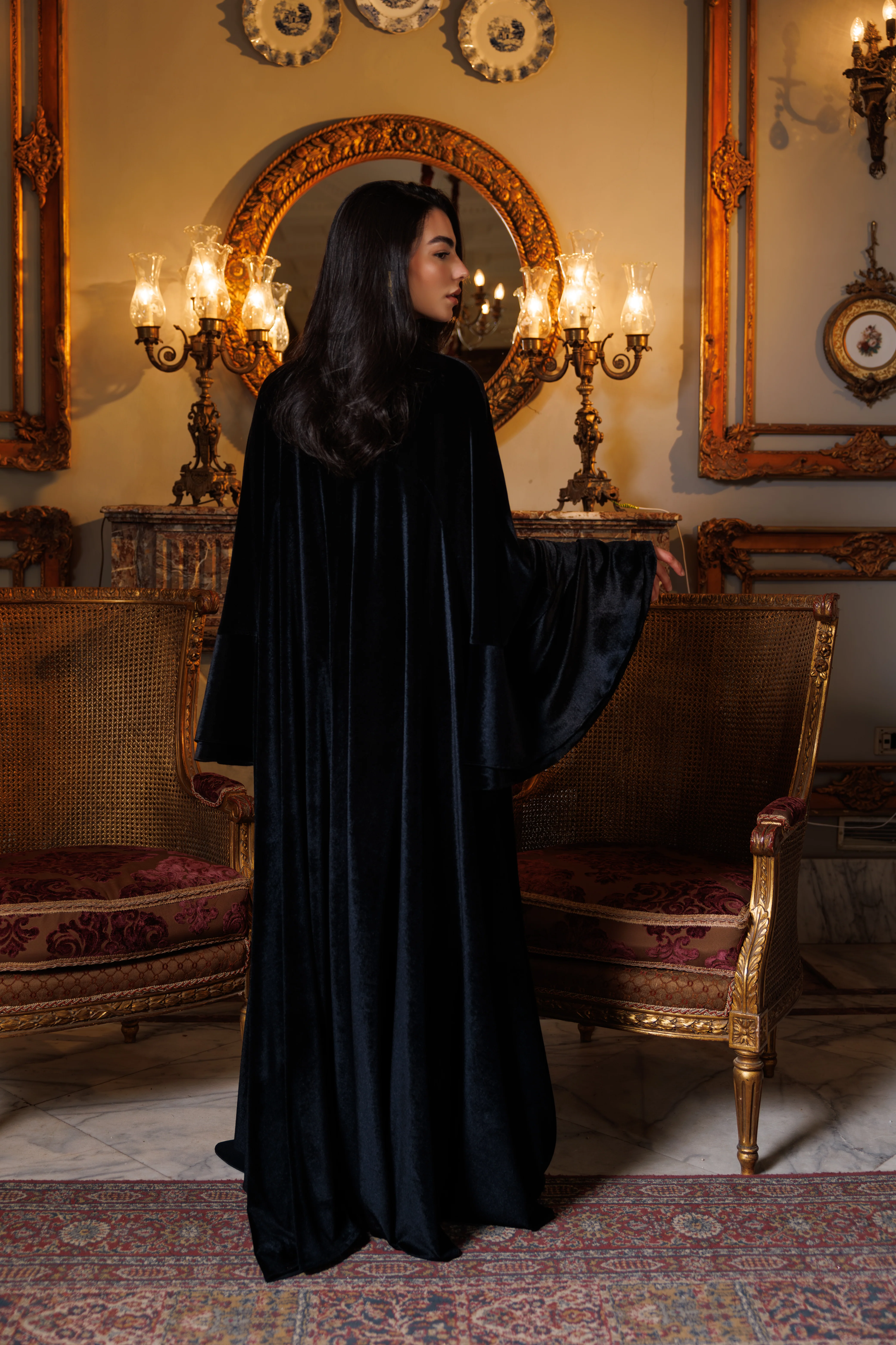 Talia Abaya | Black - Image 3