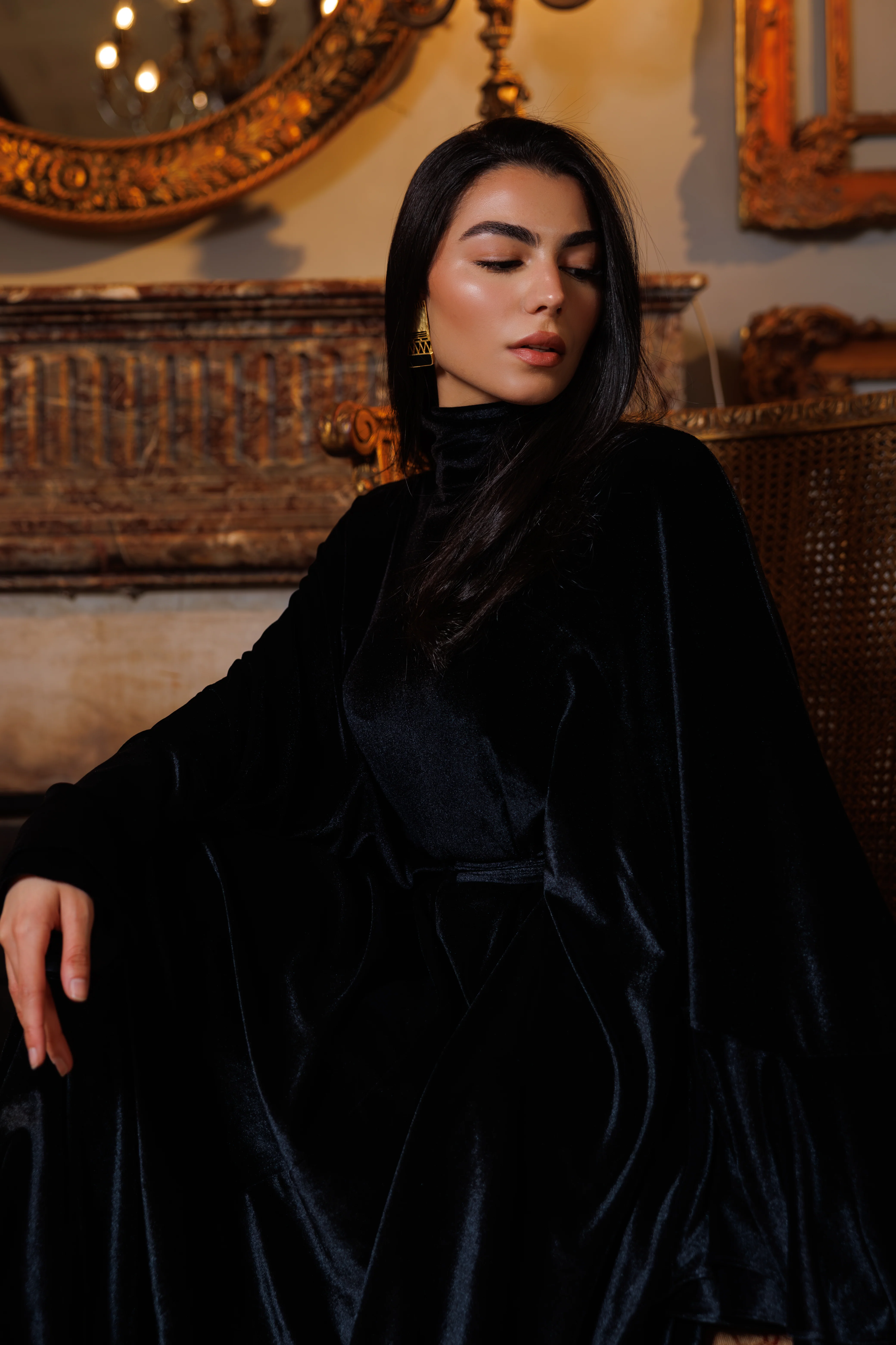 Talia Abaya | Black - Image 6